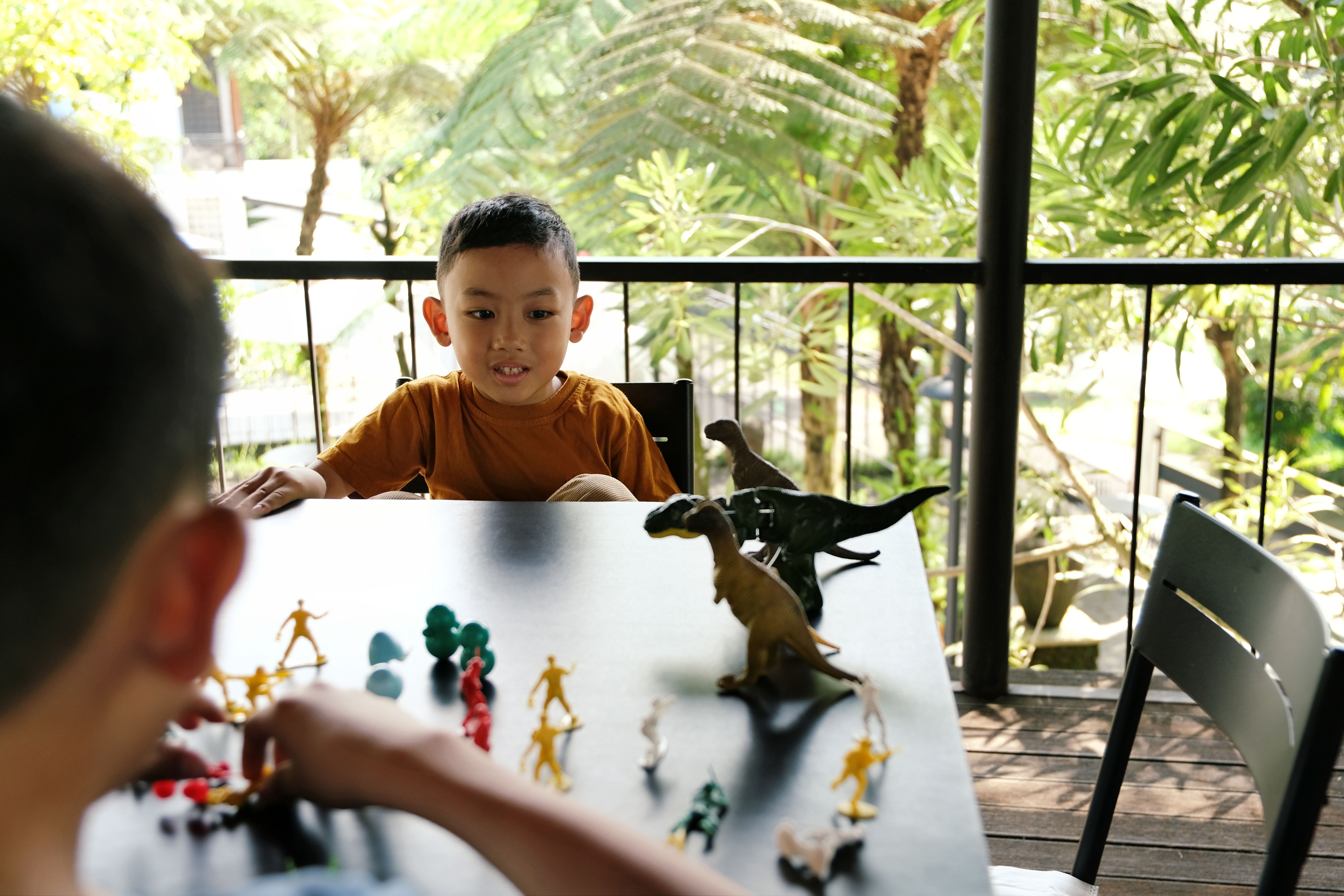 family dinosaur activity