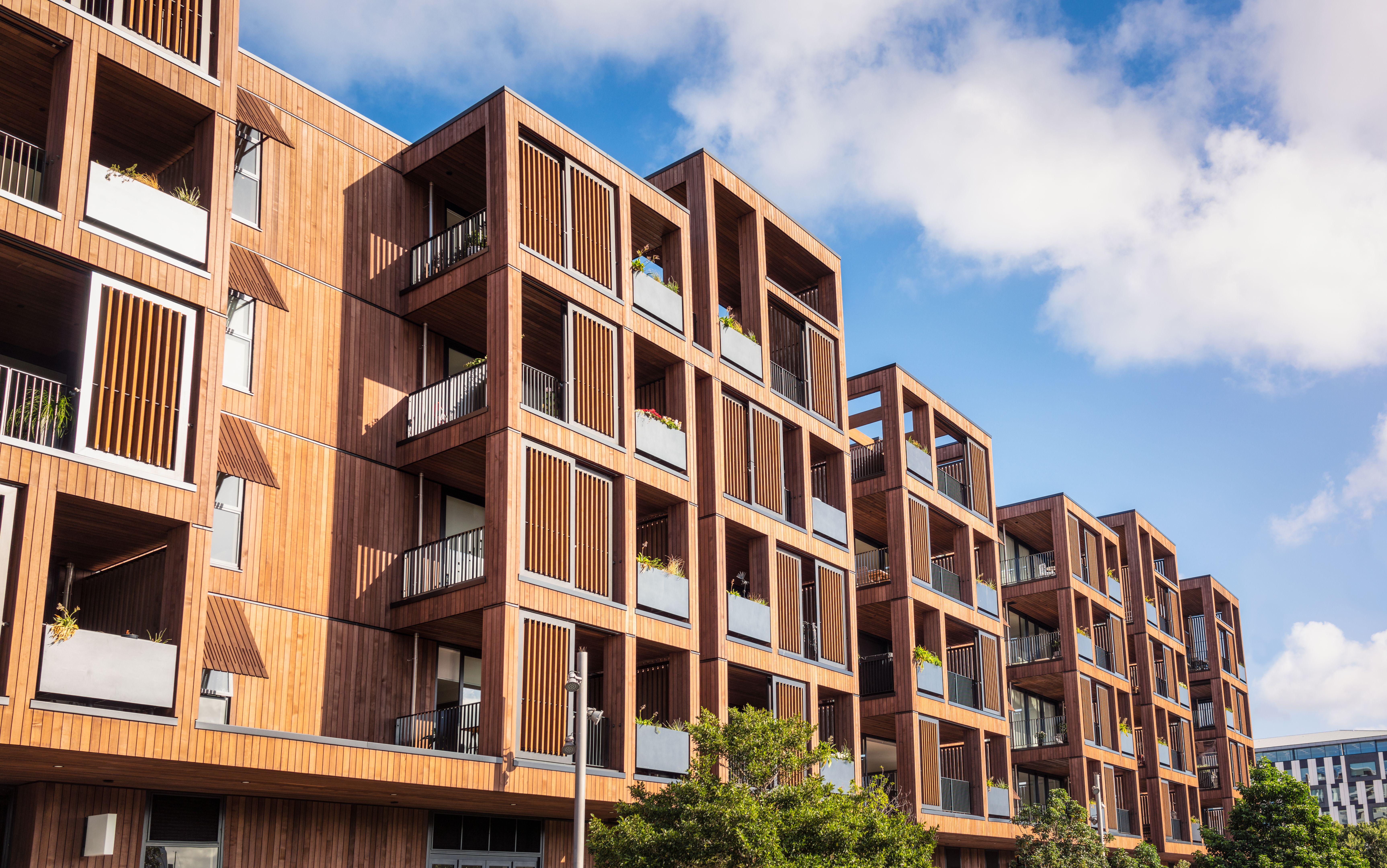 modern apartment building