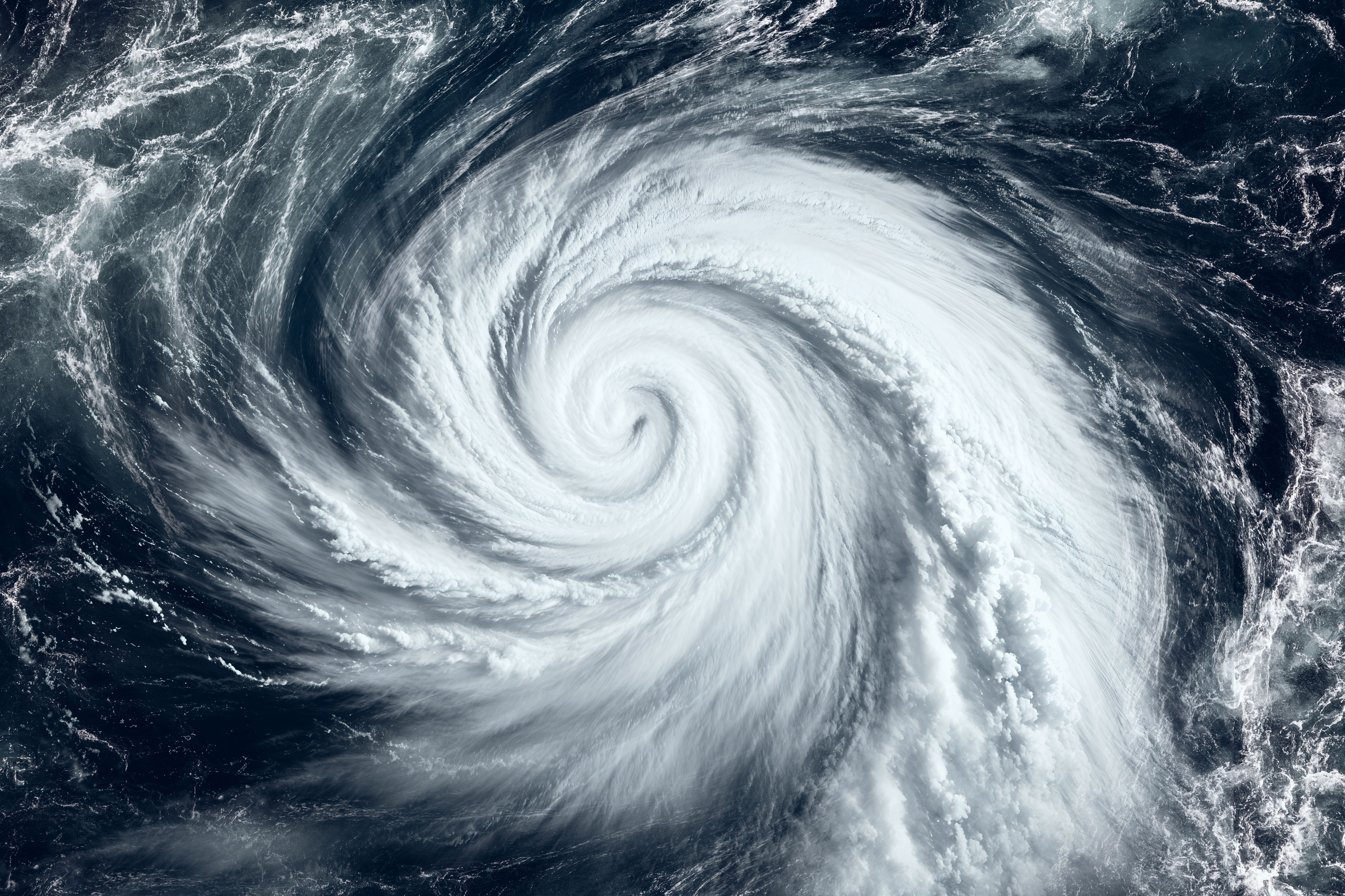 hurricane clouds