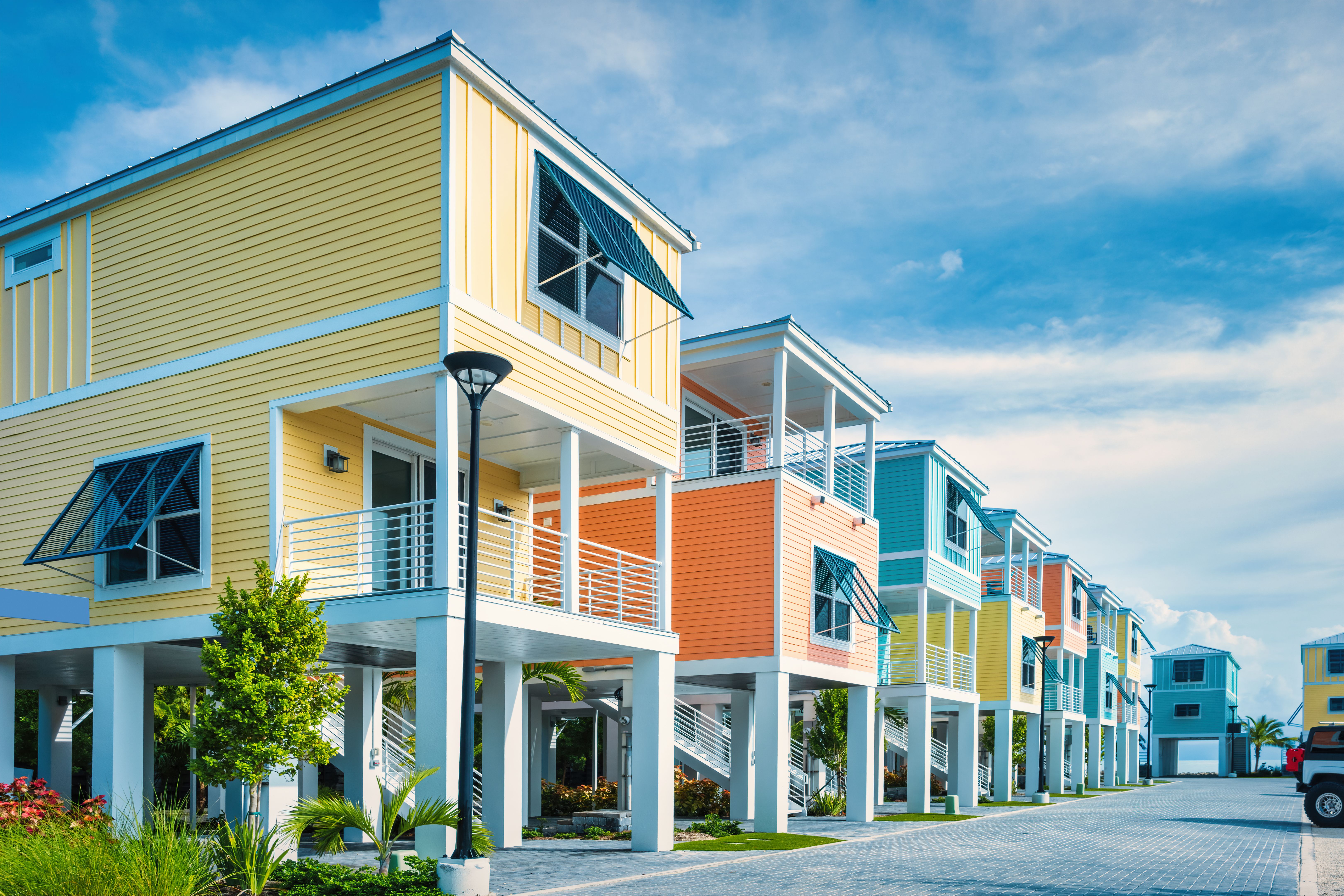 Colorful Houses Florida Keys Islamorada Colorful Houses Florida Keys Islamorada