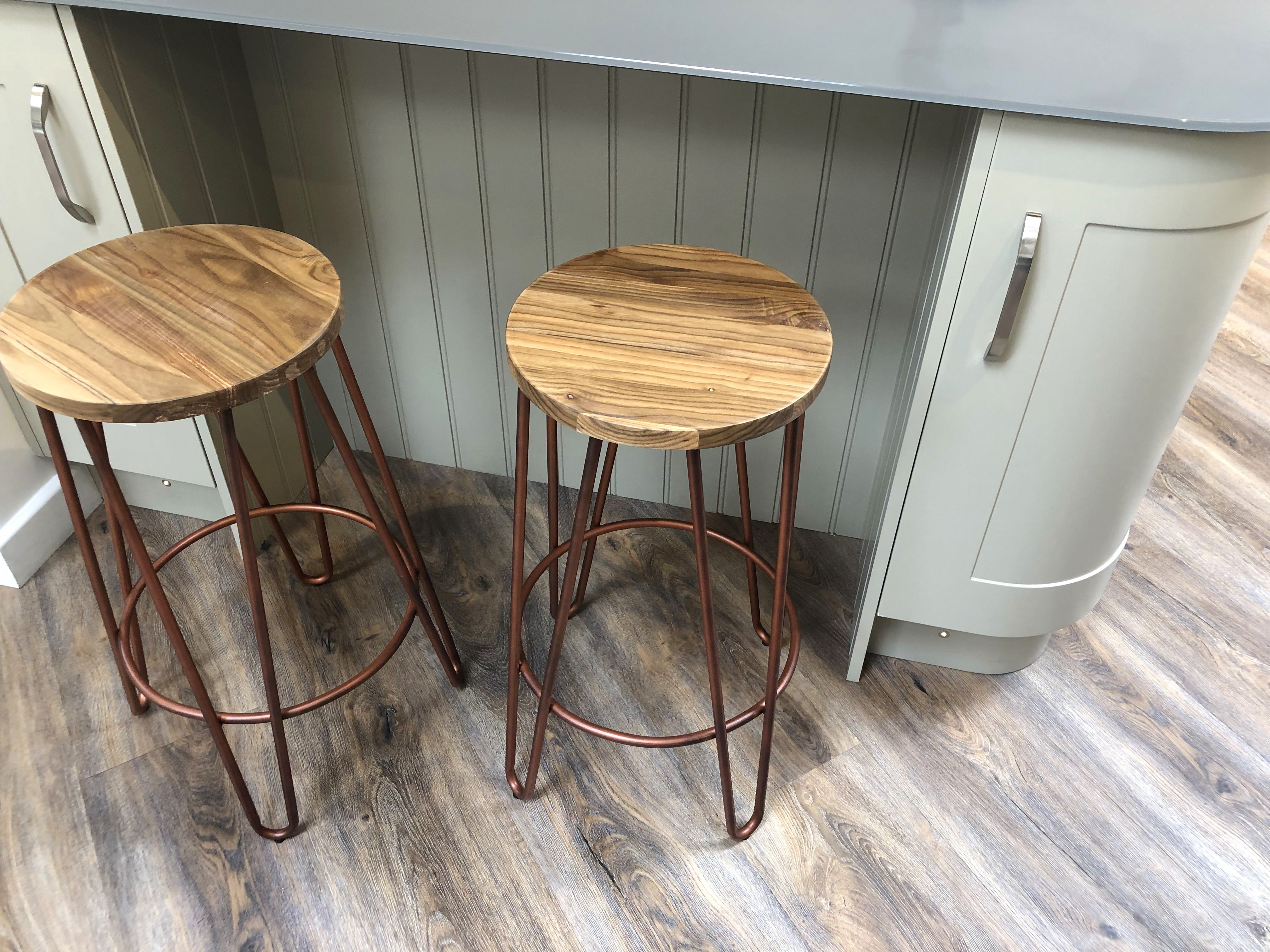 wooden kitchen island