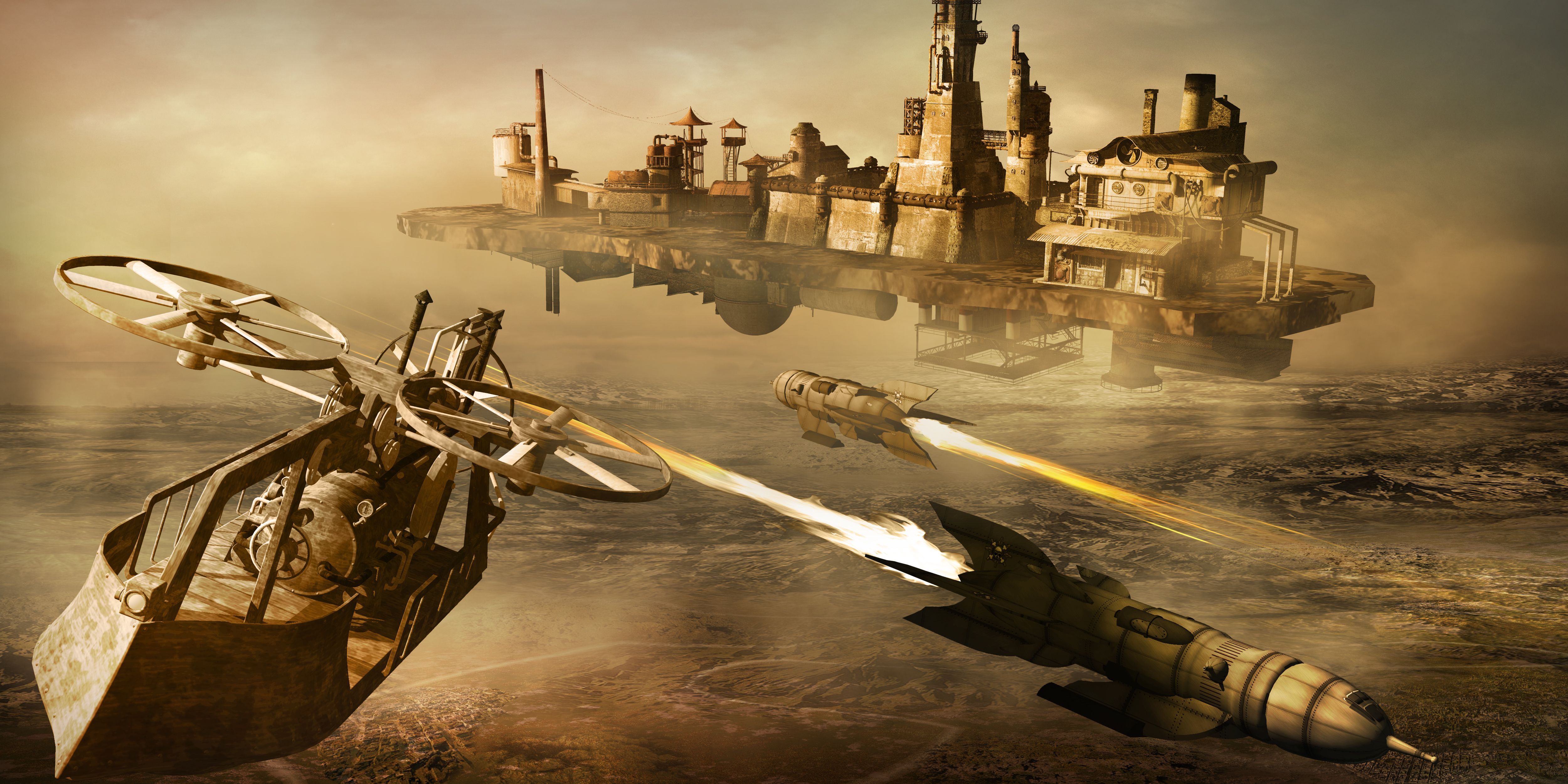 Flying machines and factory