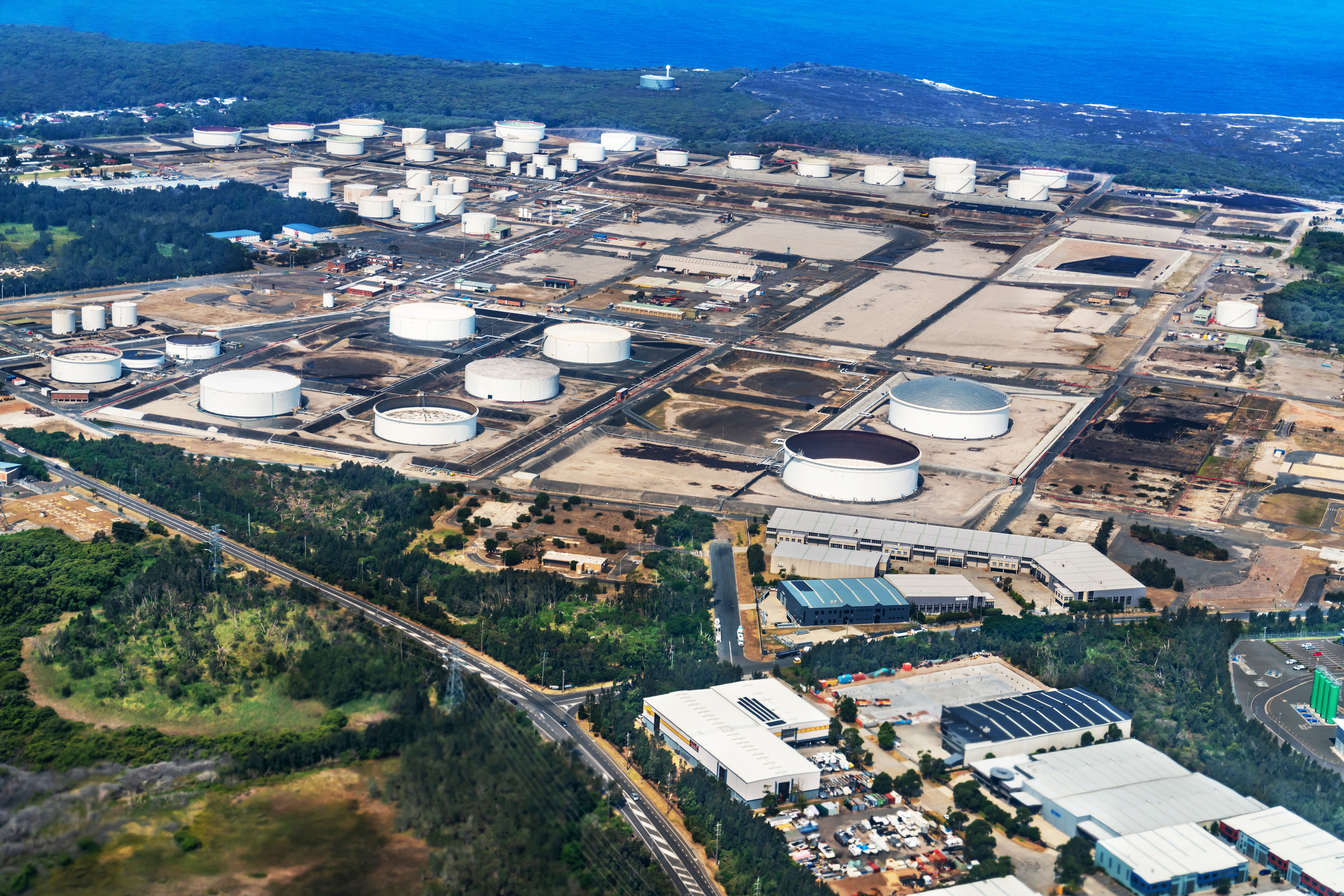 transparent oil tank