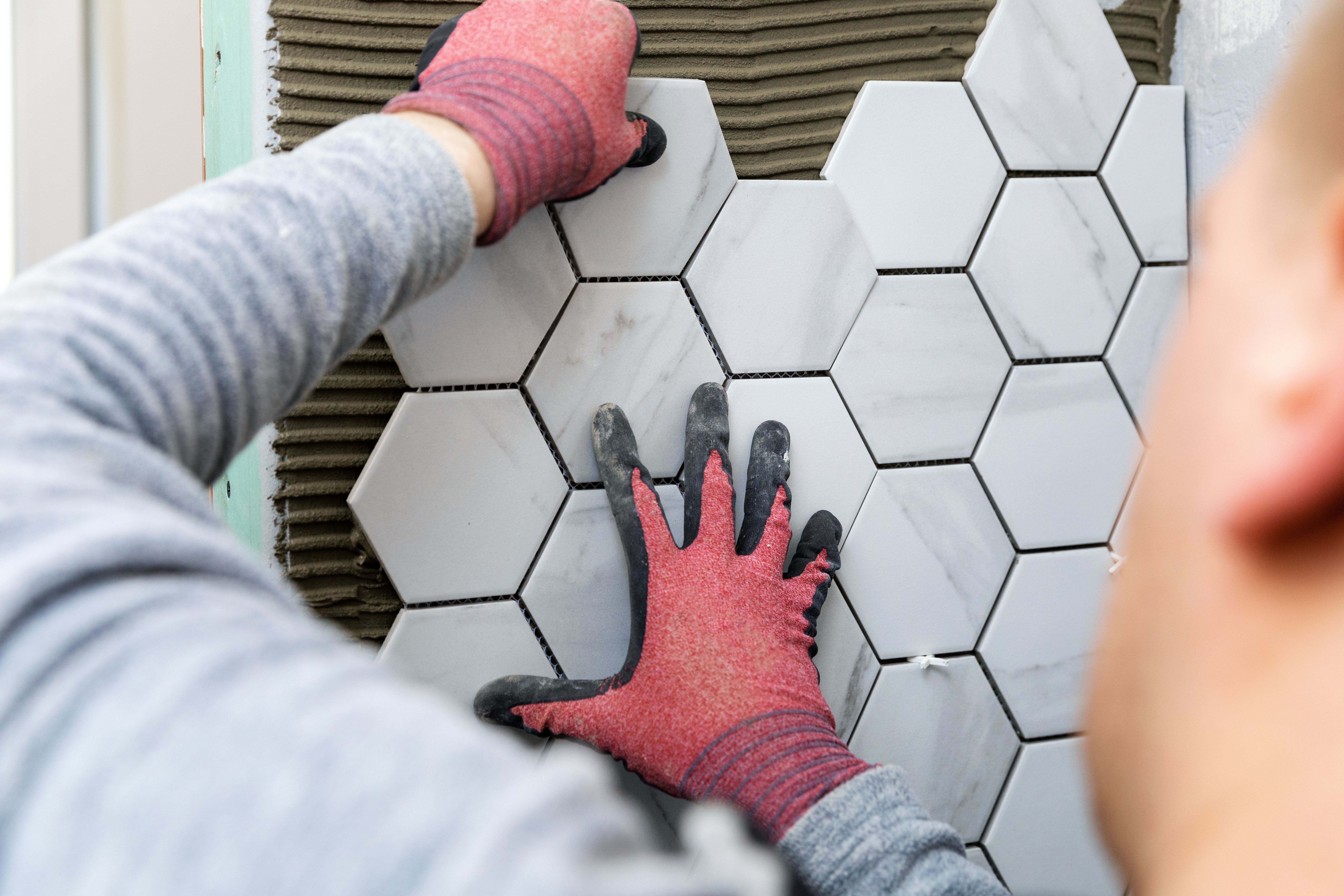 marble installation