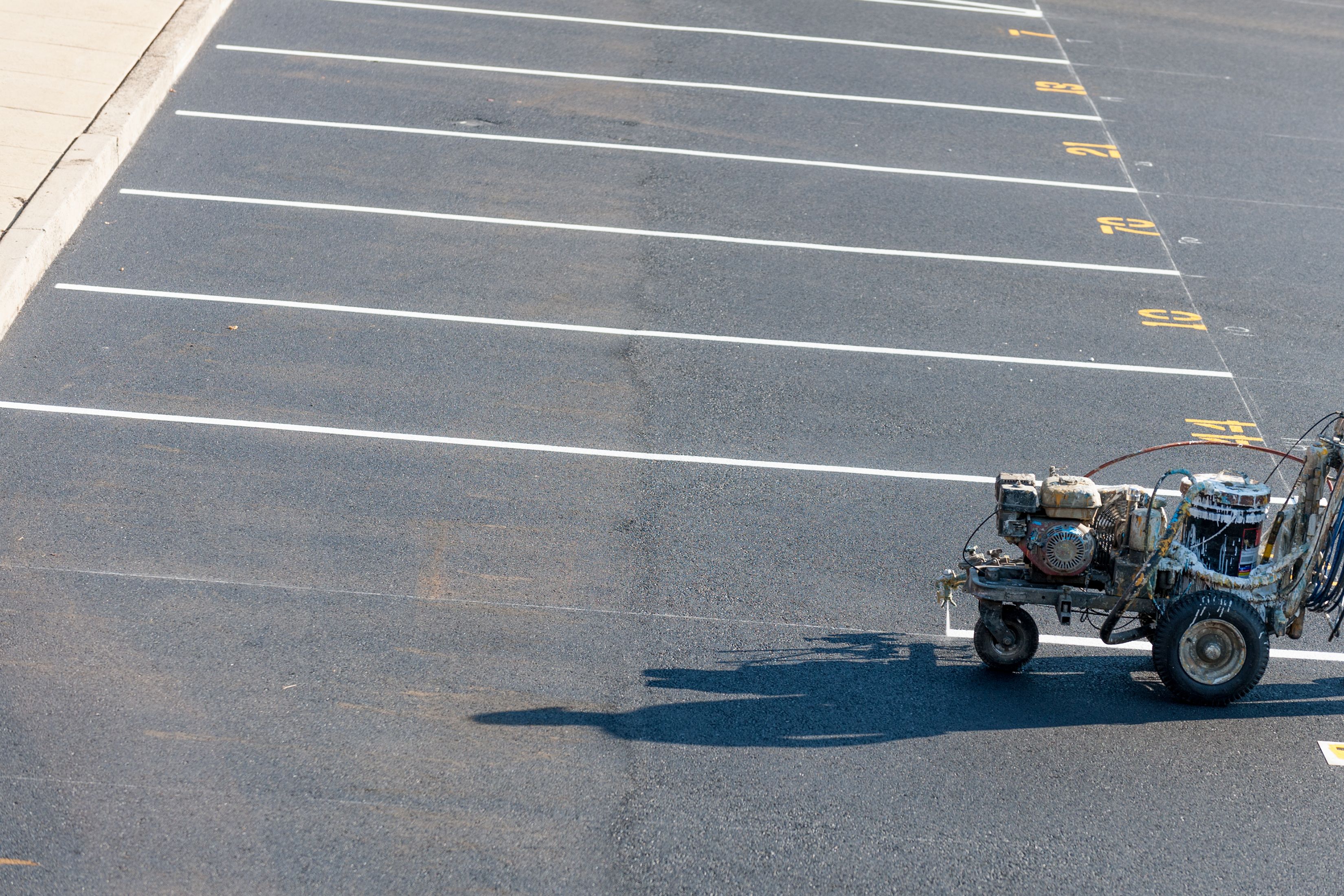parking lot striping