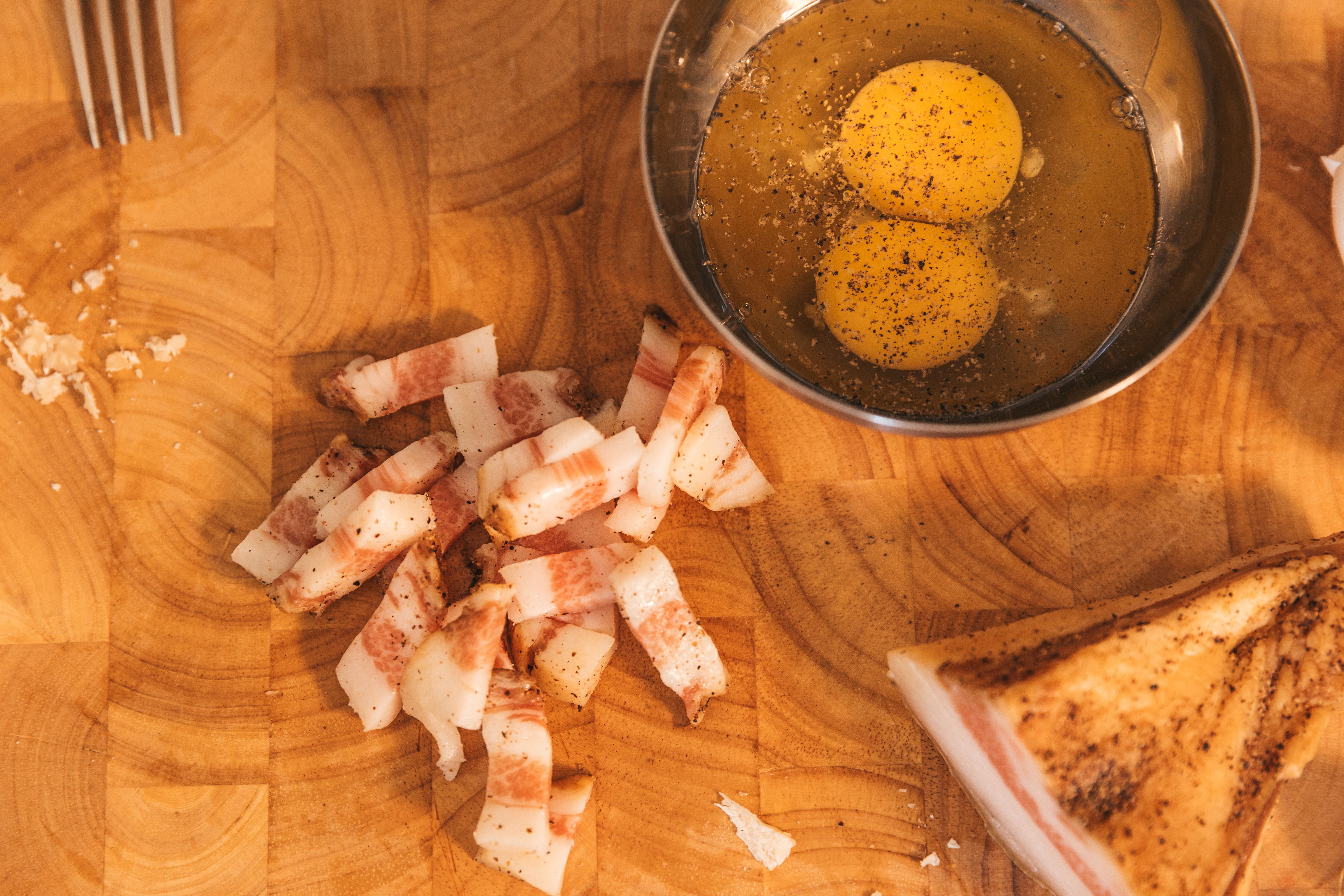 carbonara preparation