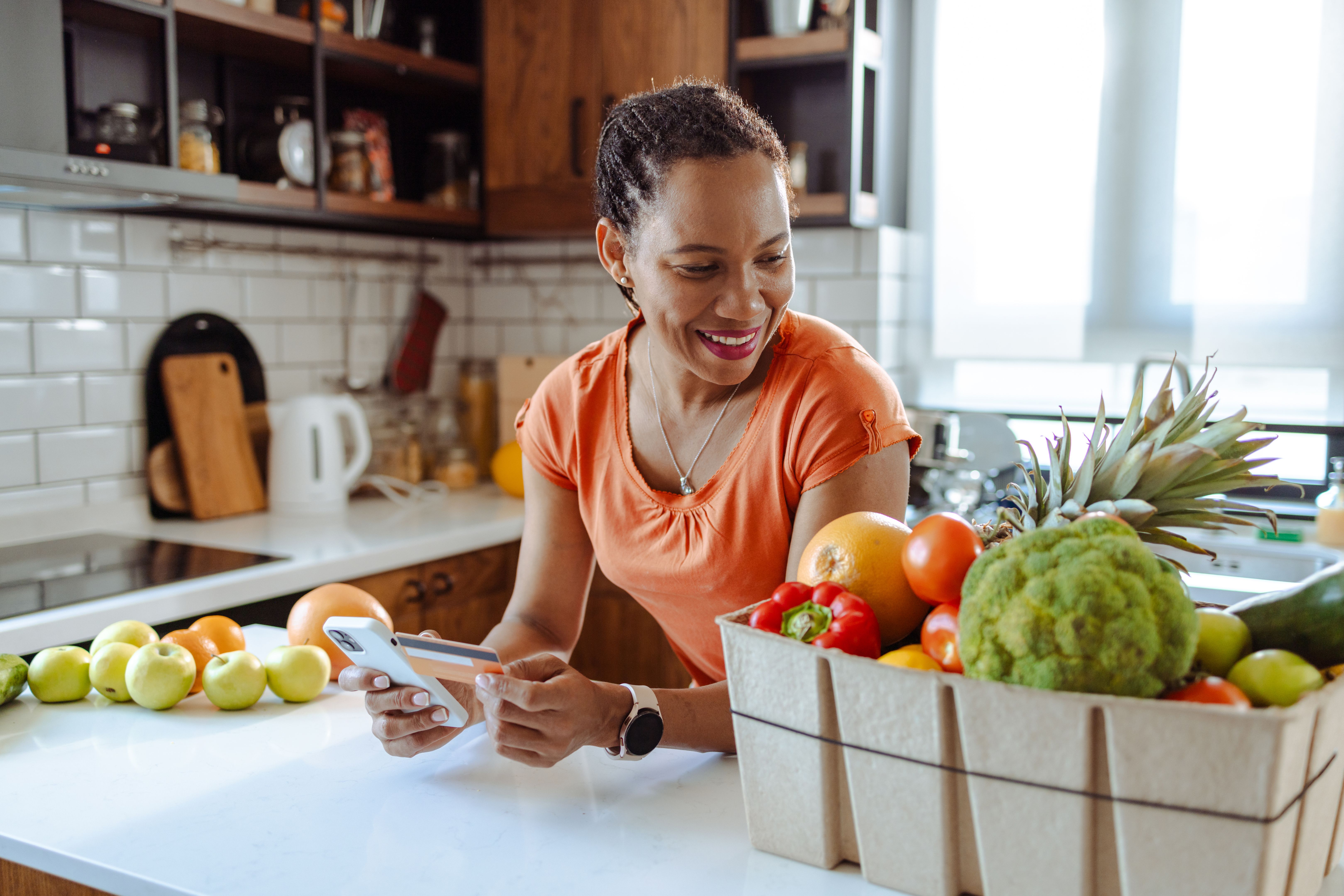 healthy grocery shopping