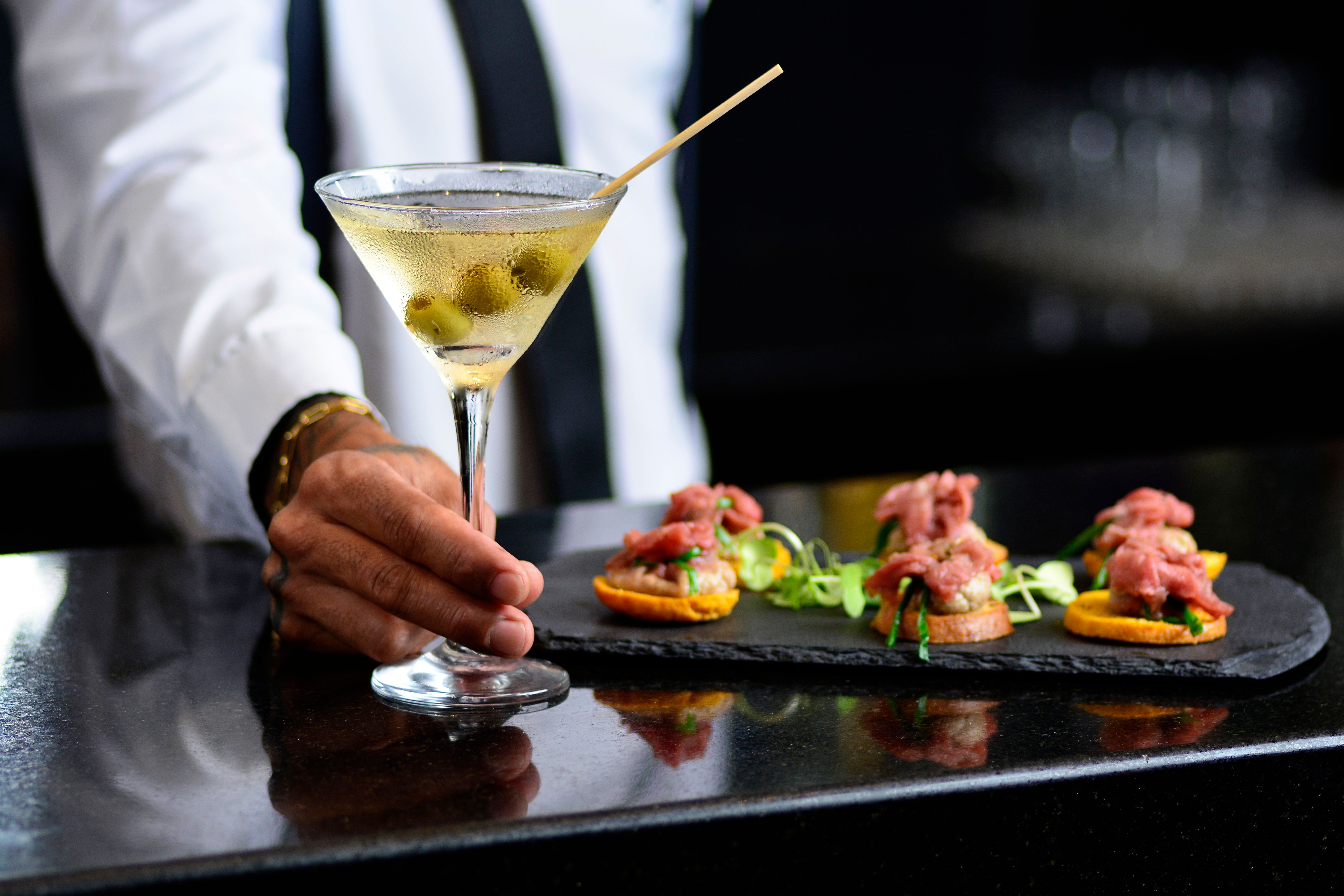 restaurant food drinks