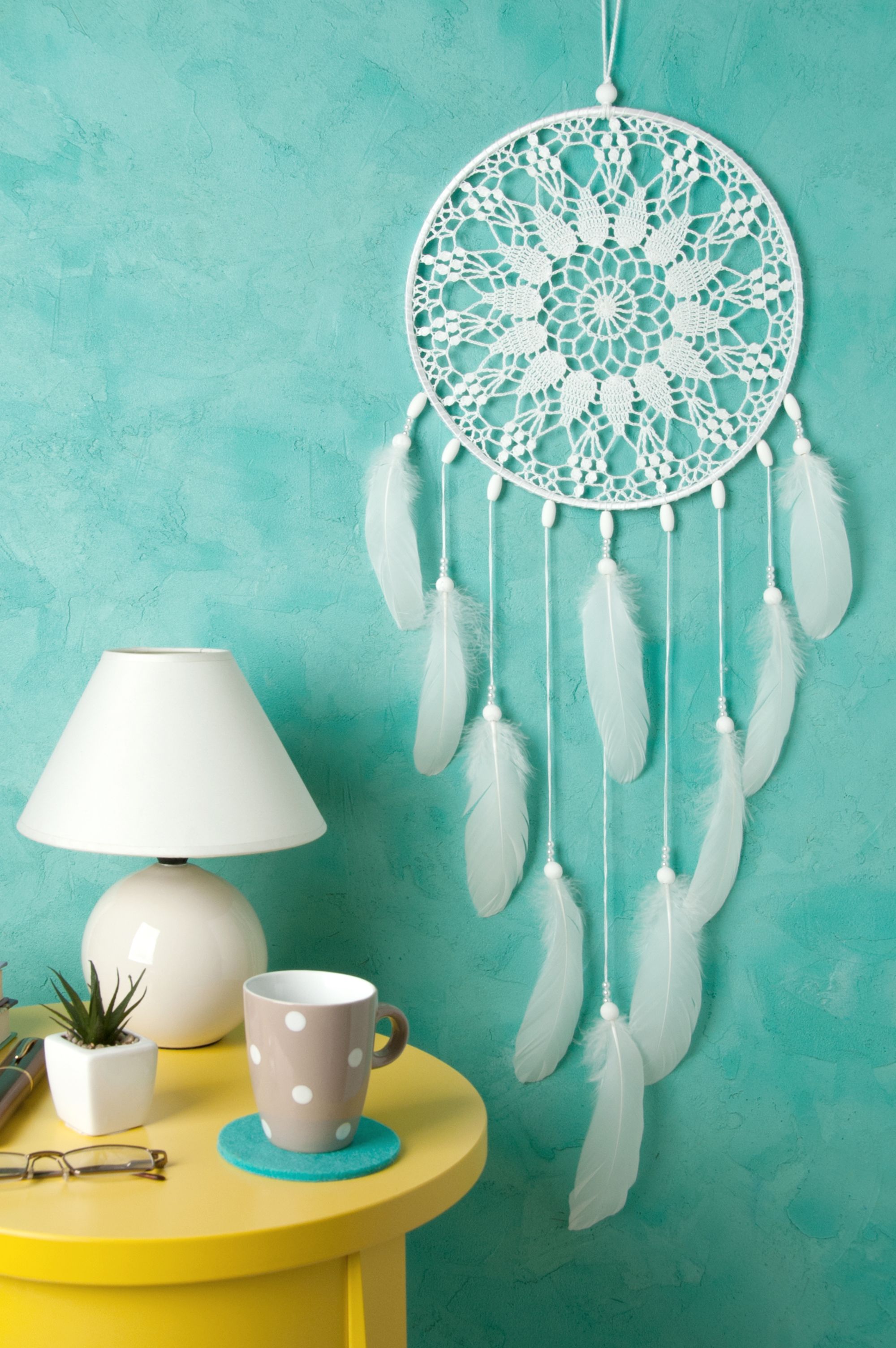 White dream catcher