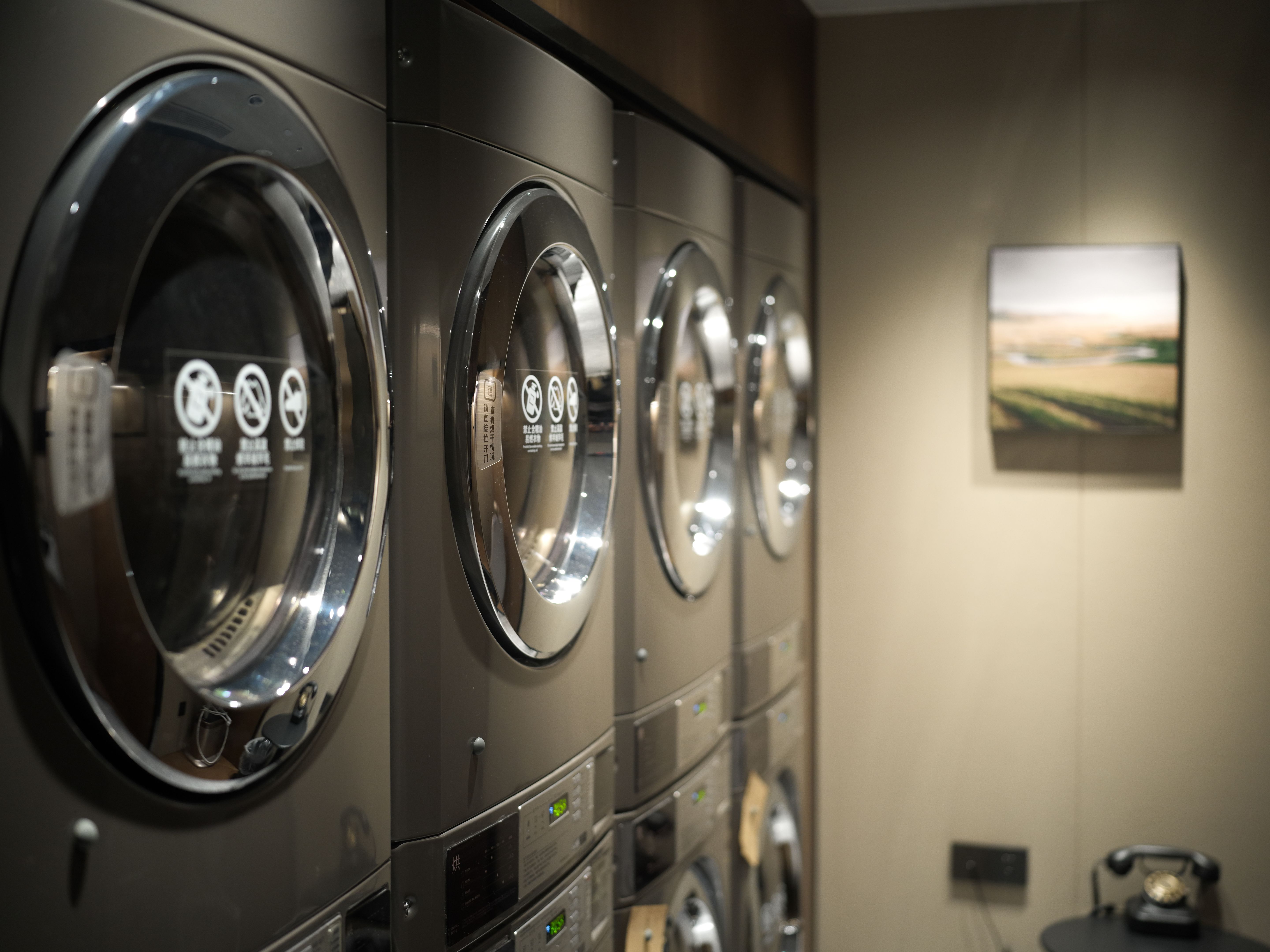 modern laundry equipment