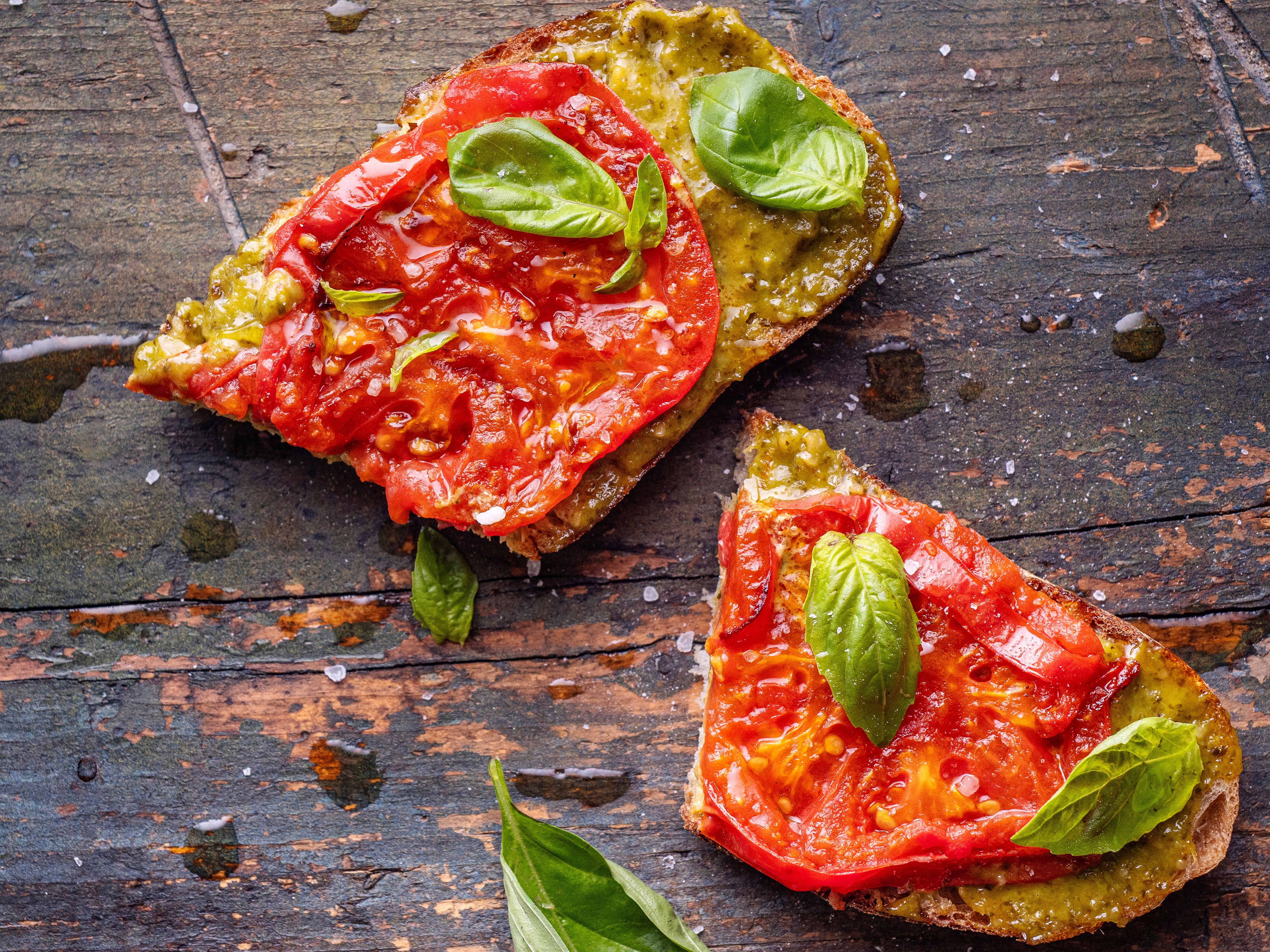 vegetarian bruschetta