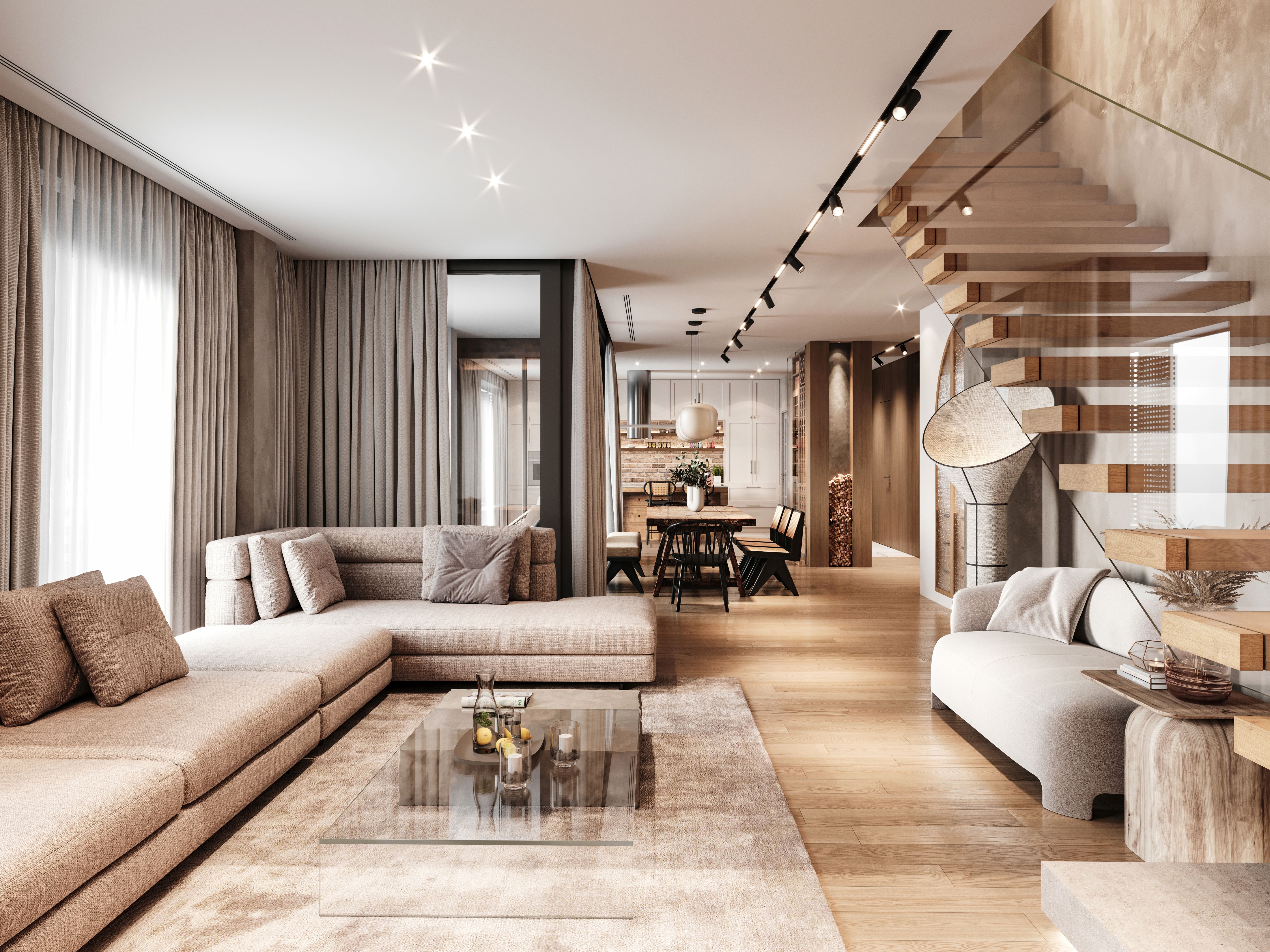 modern villa interior