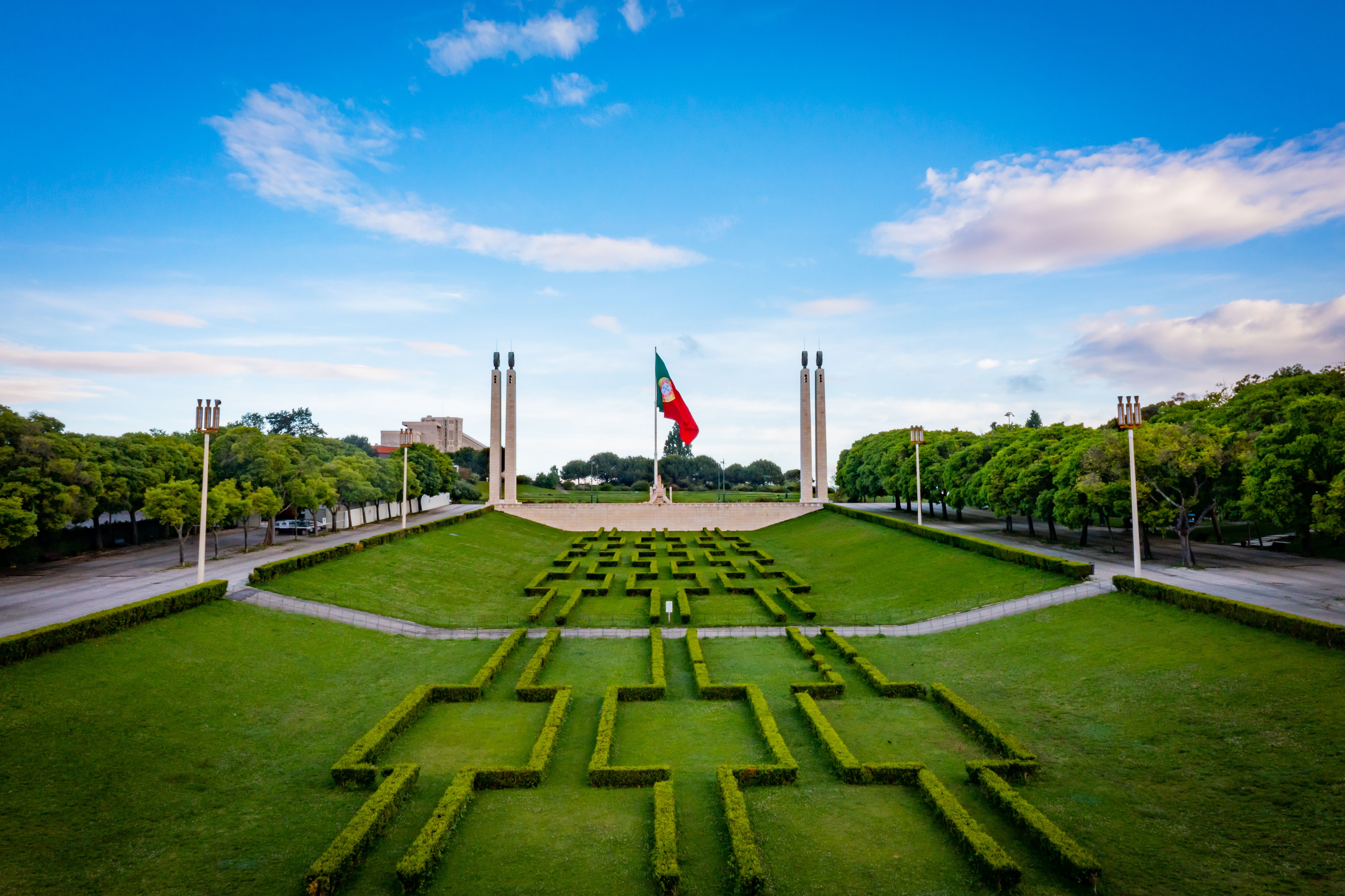 The Eduardo VII Park is the largest public park in Lisbon. The venue neighbors on Praca do Marques de Pombal and, southwards, on Avenida da Liberdade.