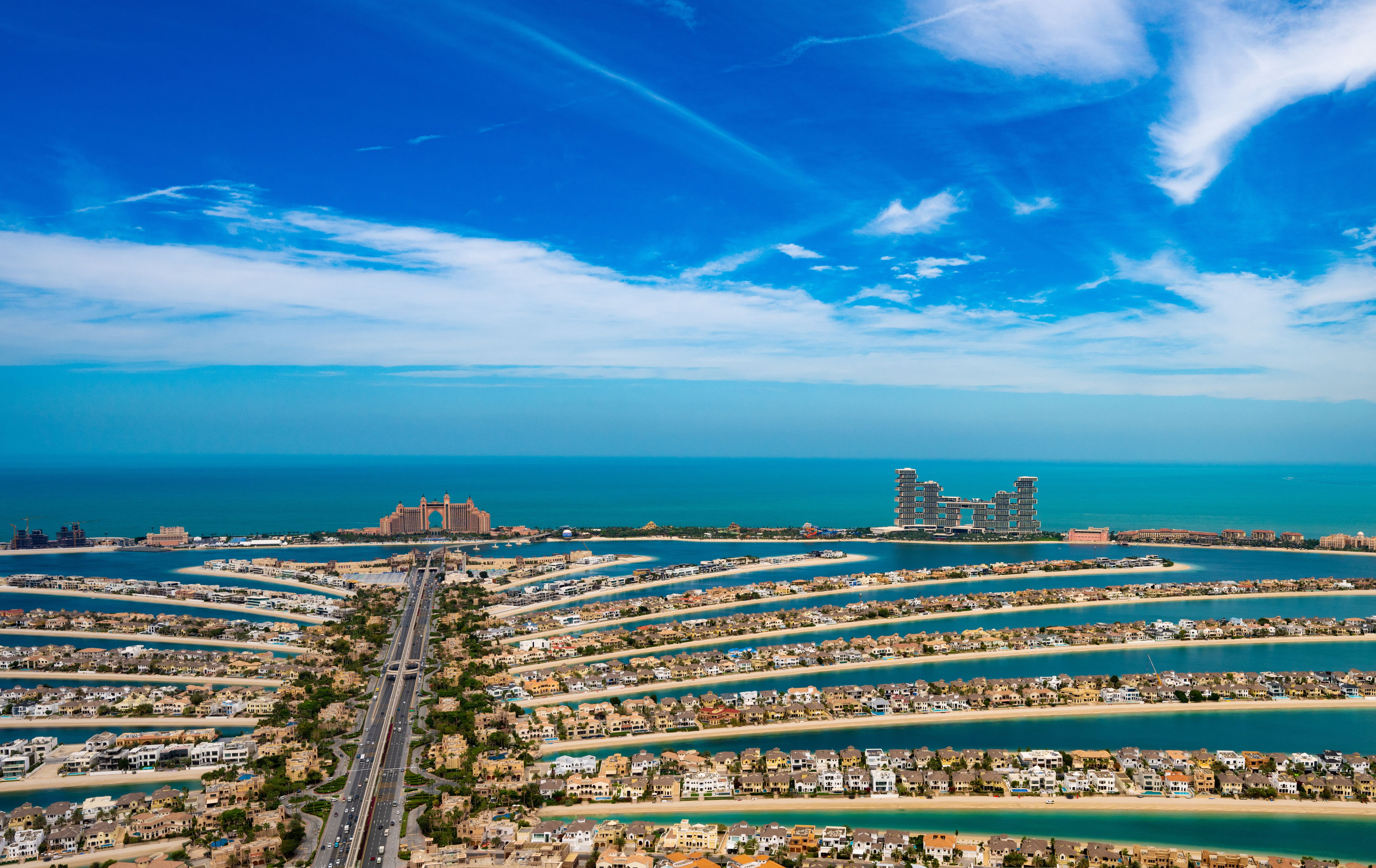 festive decorations palm jumeirah