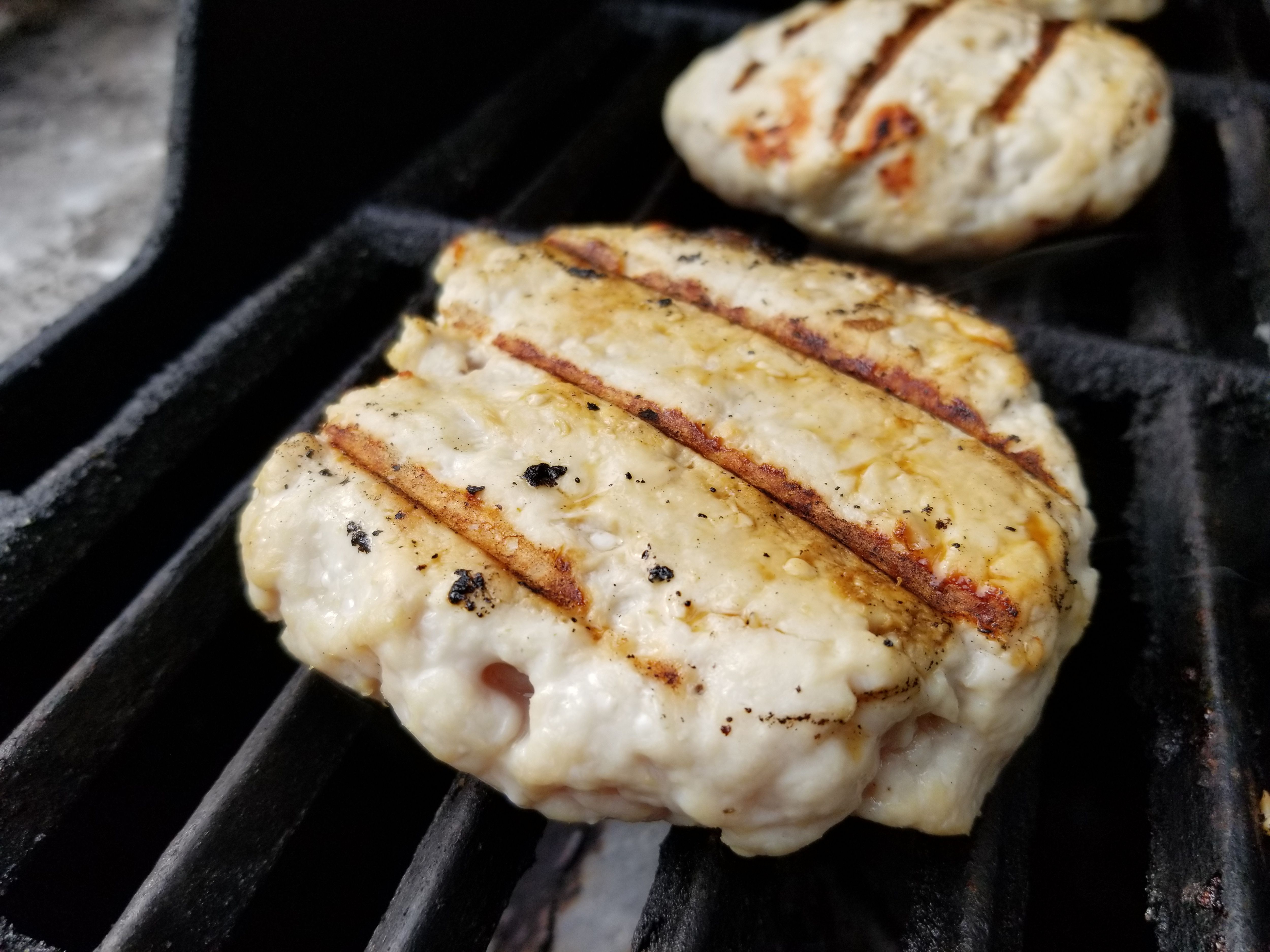 assembled turkey burger