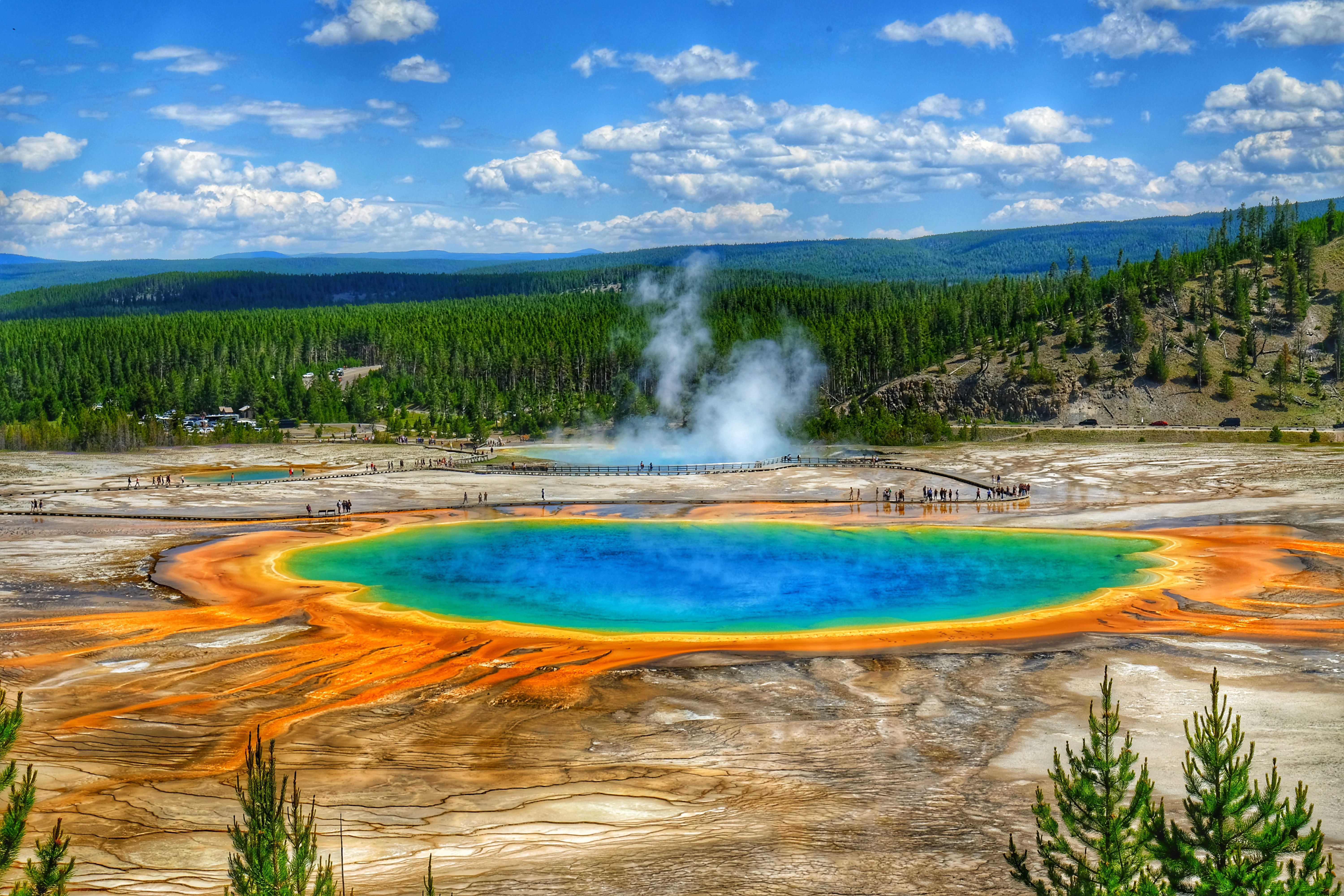 Grand Prismatic Spring, Yellowstone National Park, United States