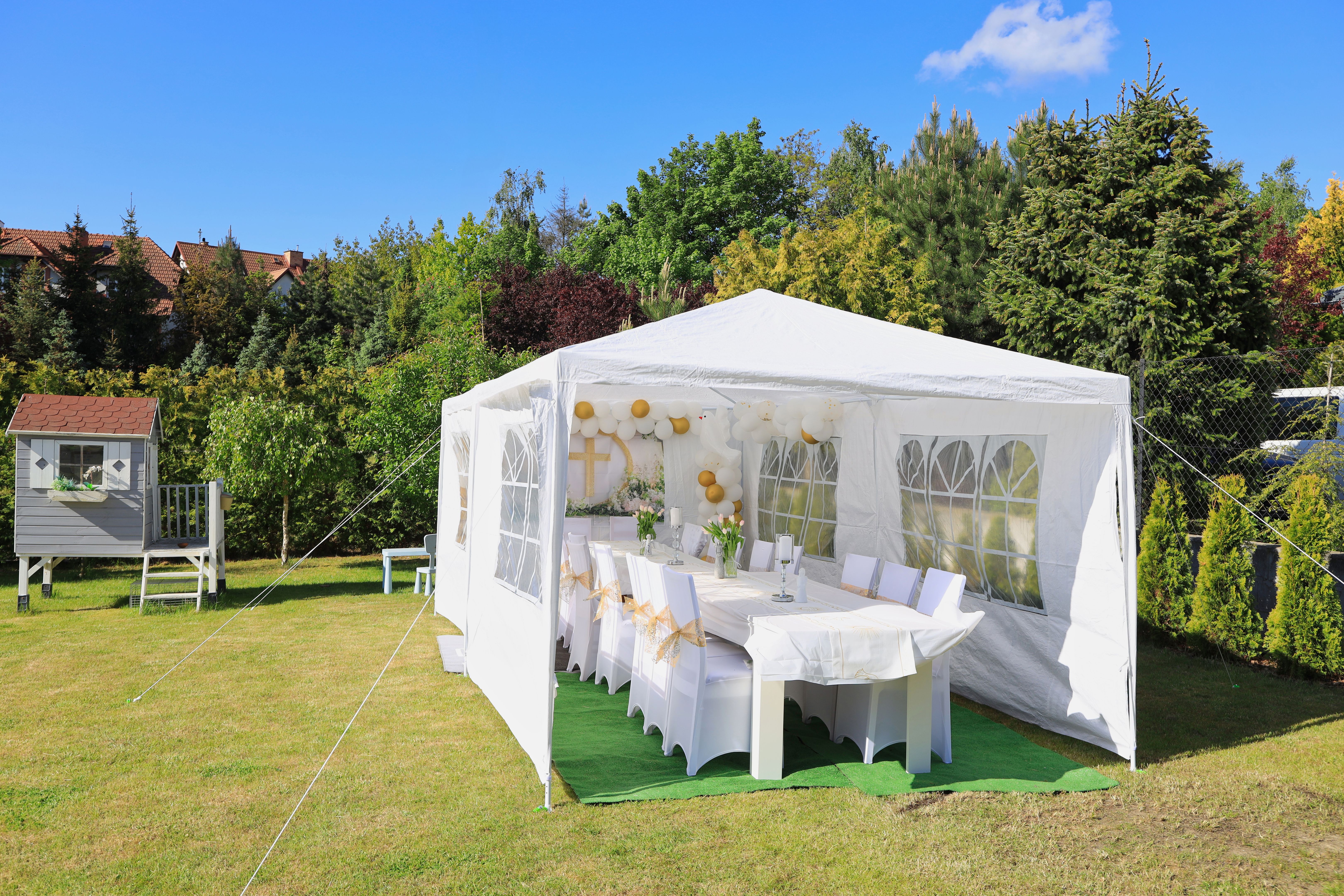tents outdoor party