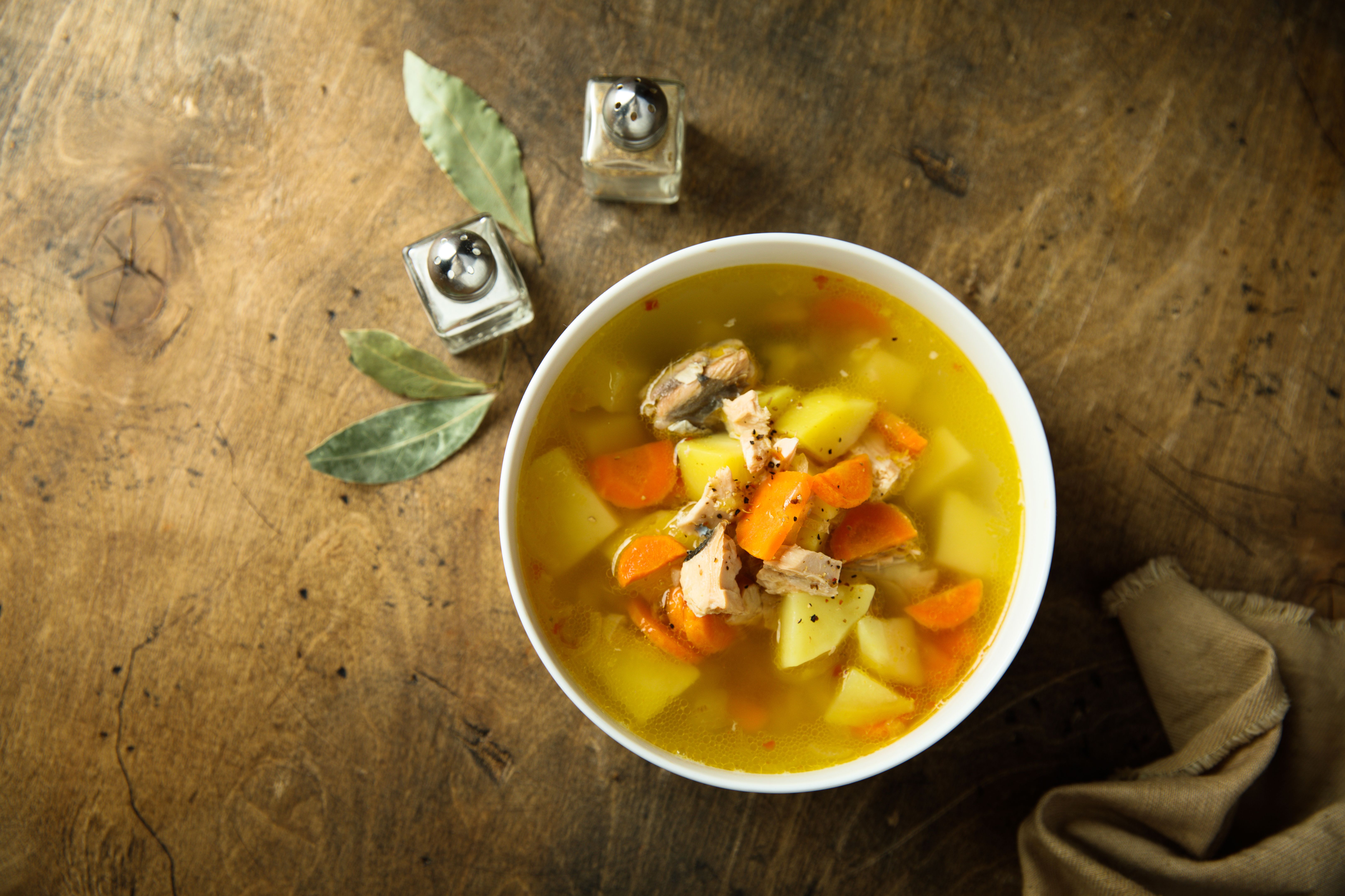 salmon soup ingredients