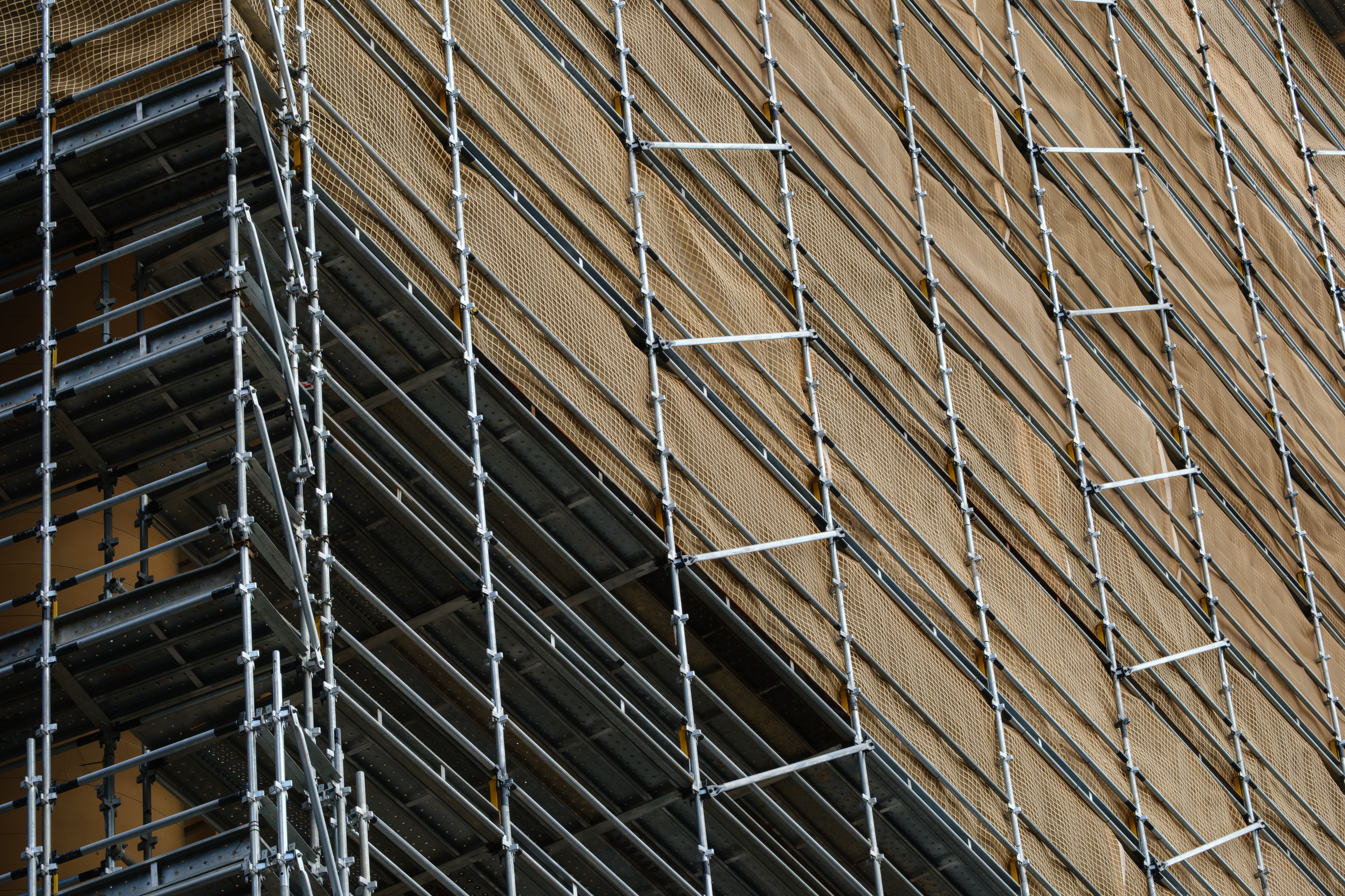 Tall building under construction