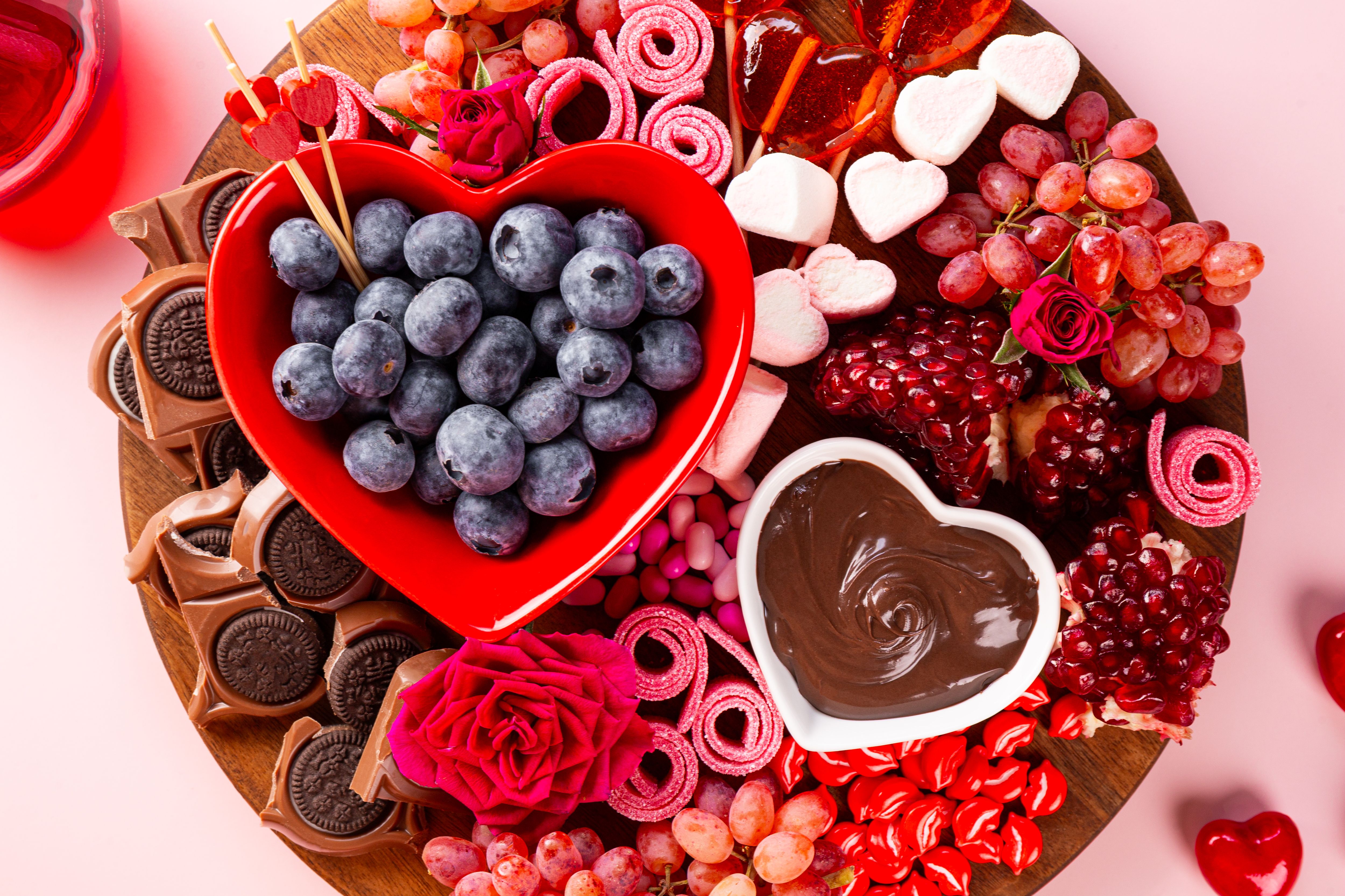 charcuterie board flowers