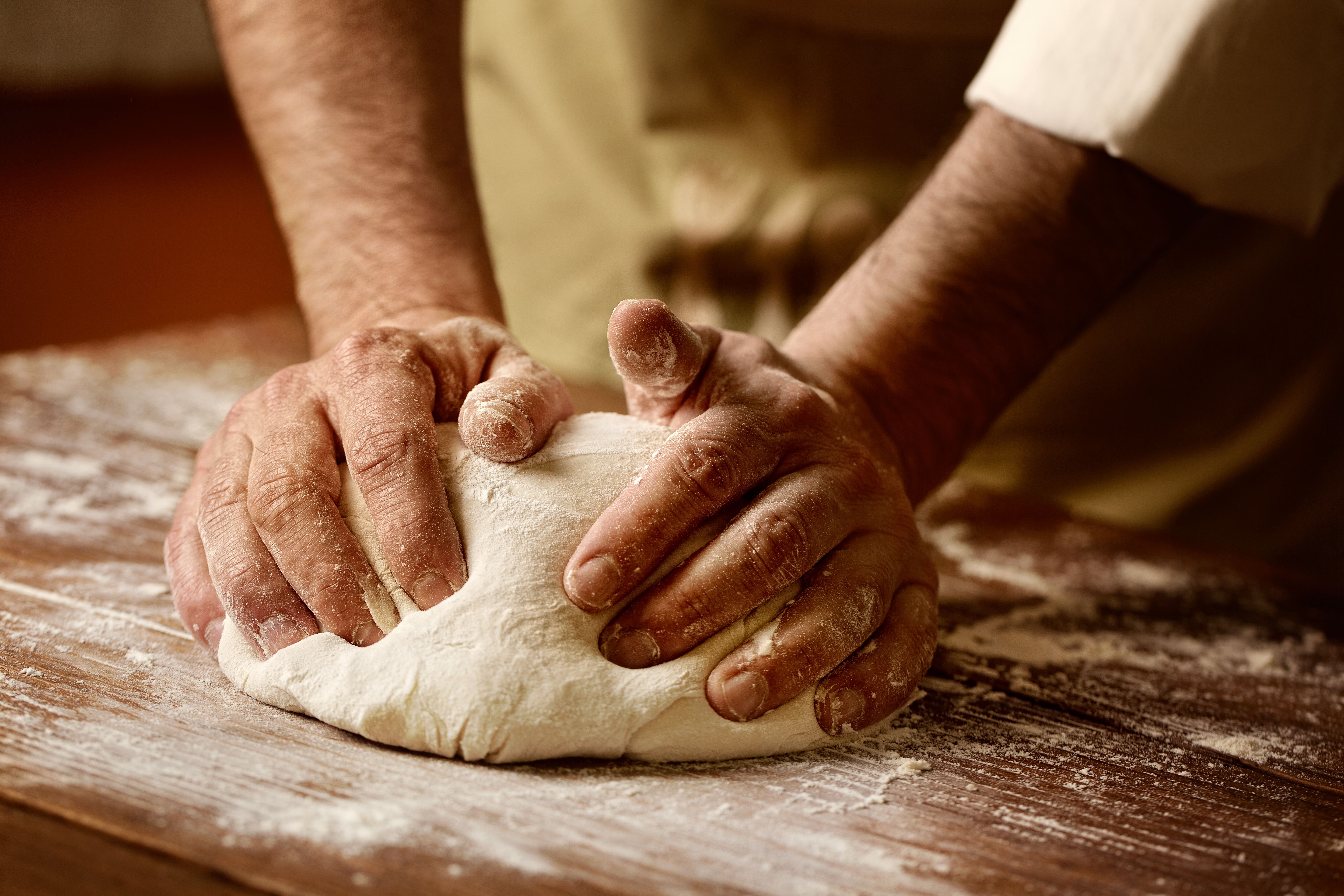 kneading dough