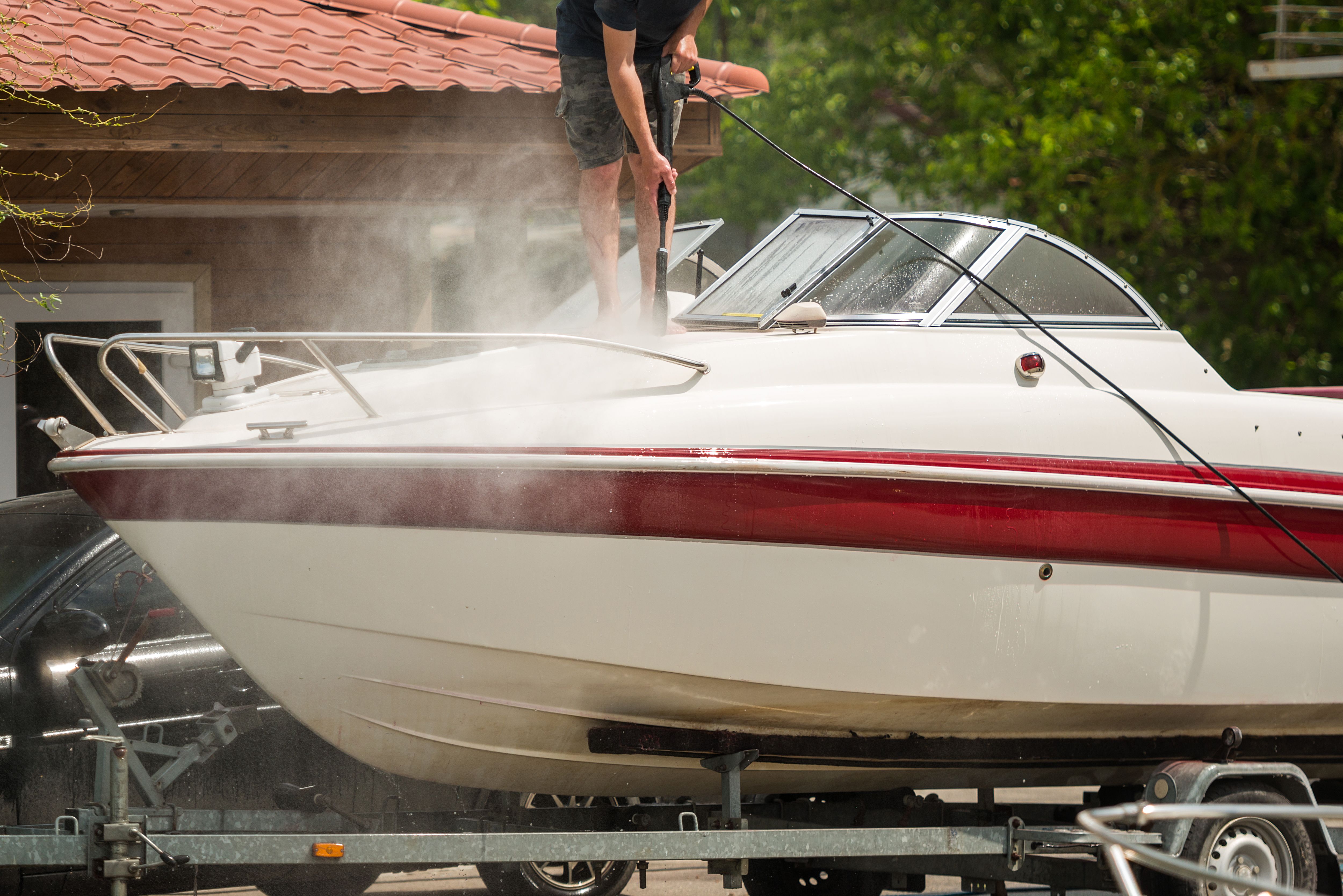 boat cleaning