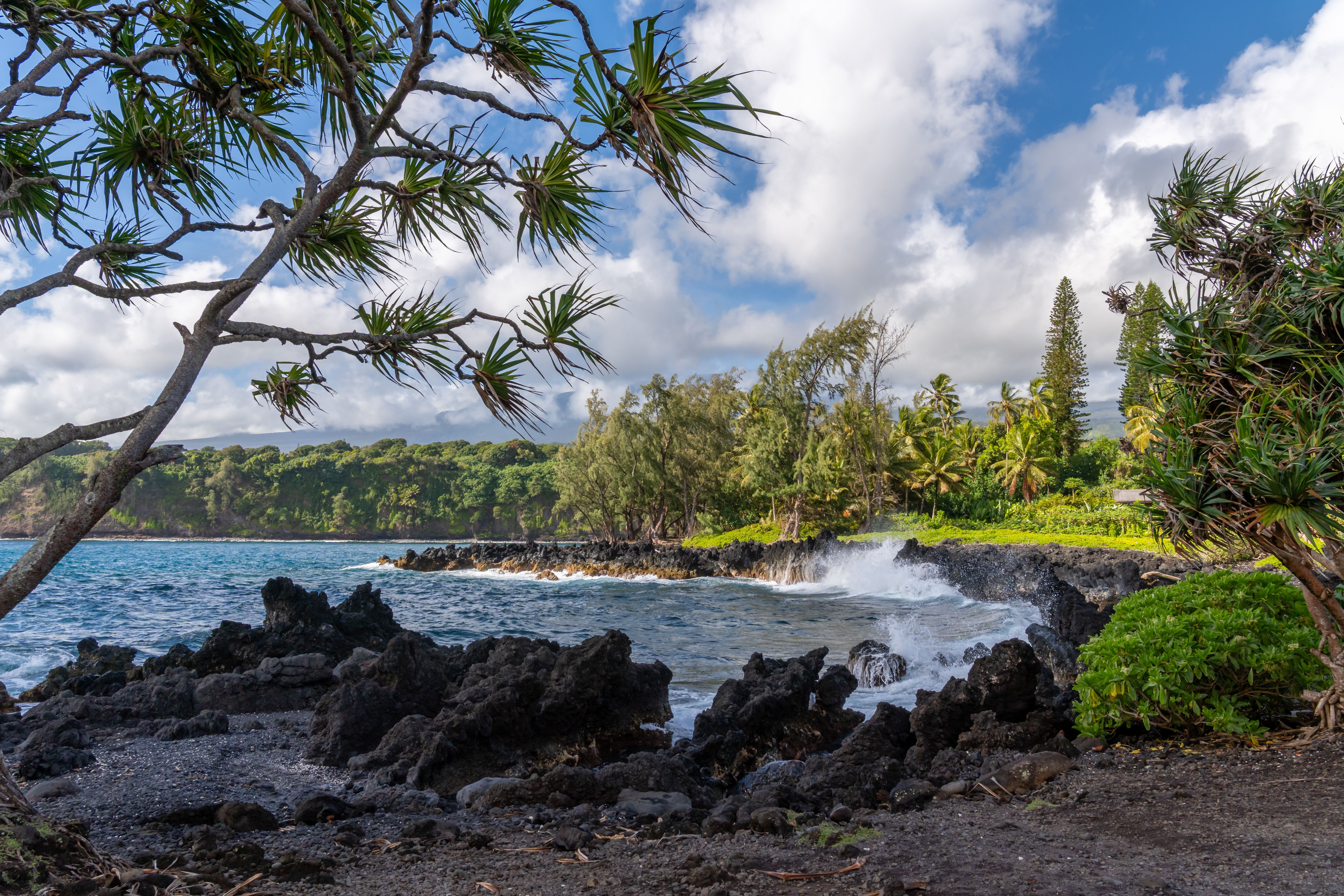 hana town beach
