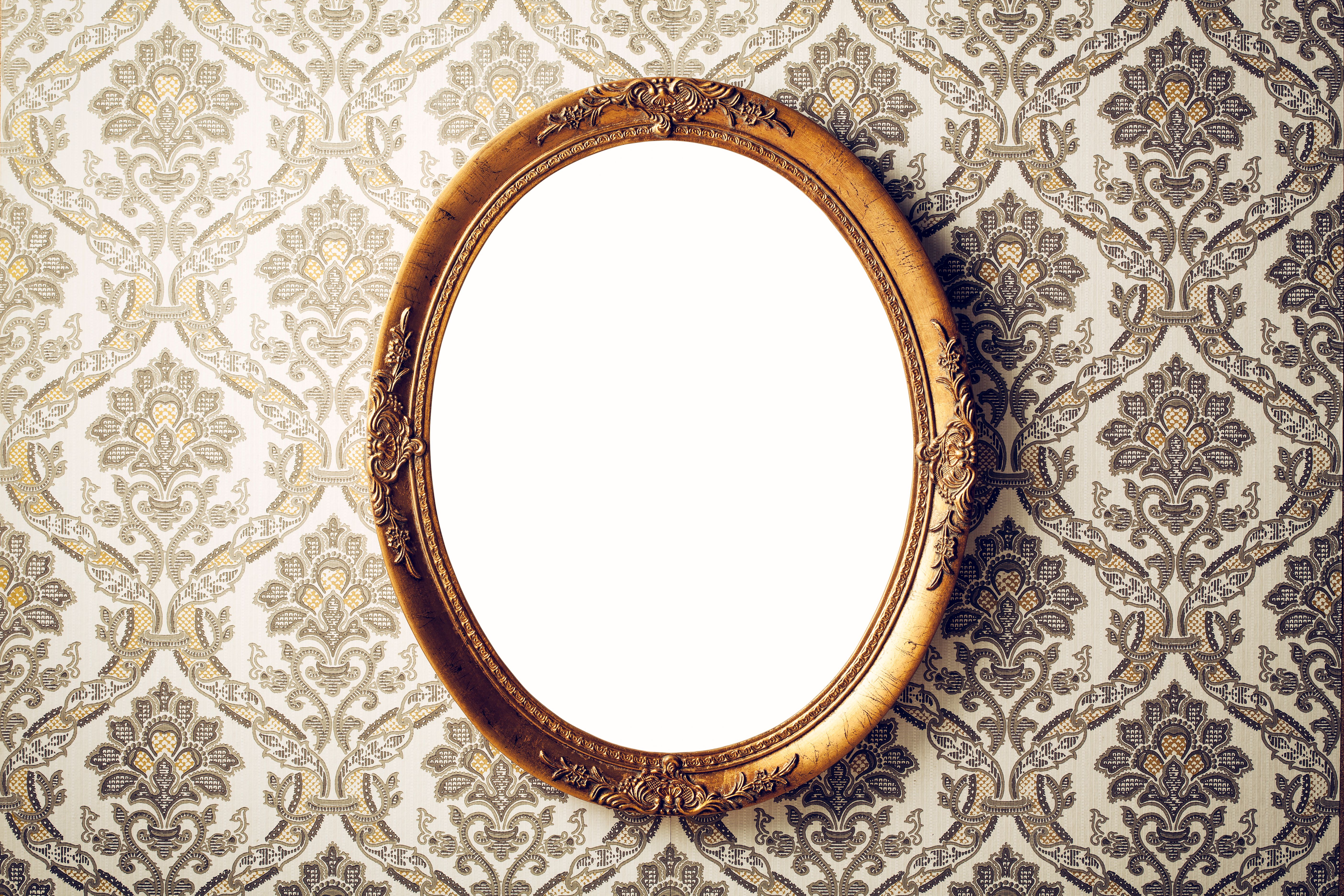 decorated mirror