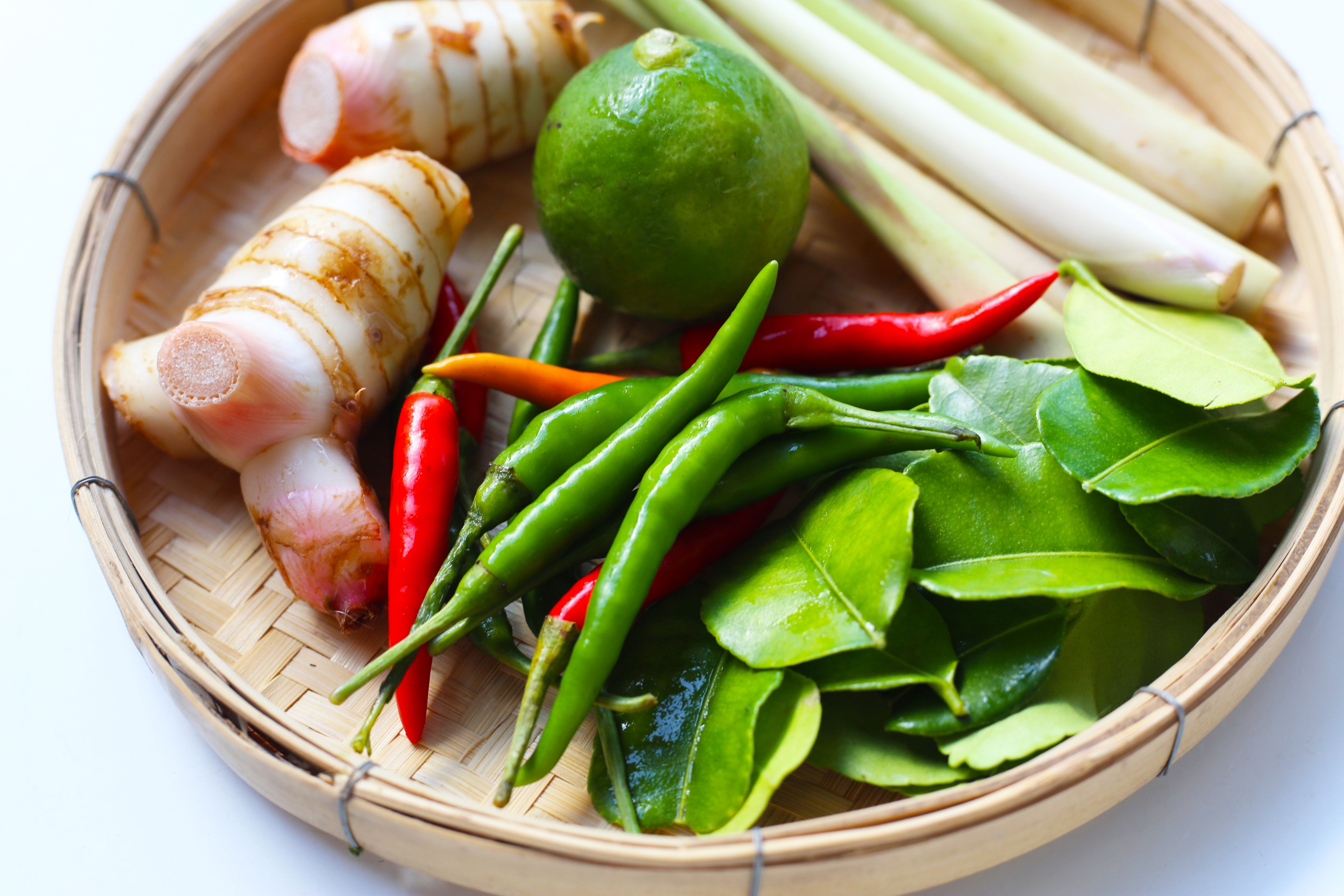fresh thai ingredients