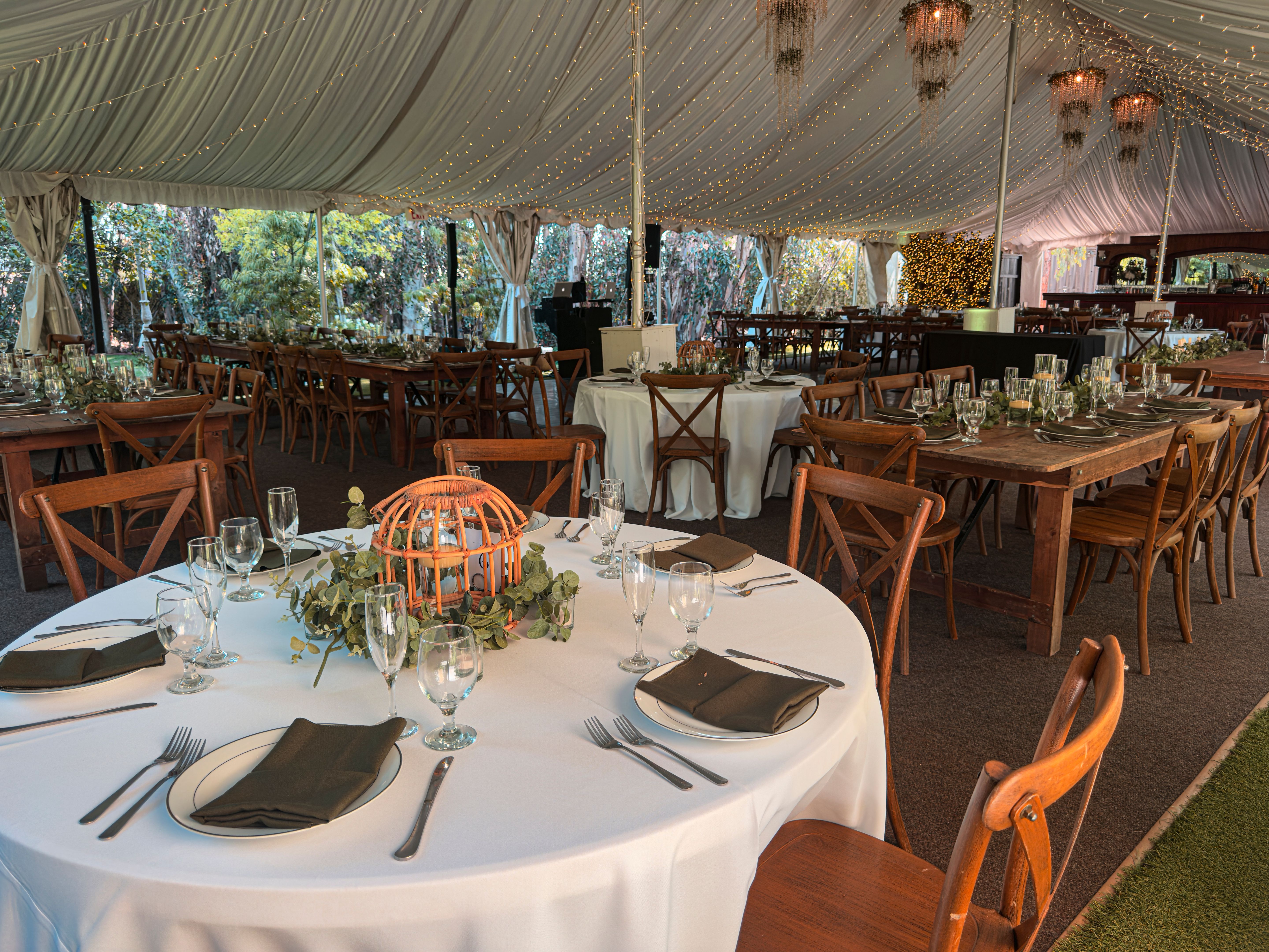 luxury wedding tent