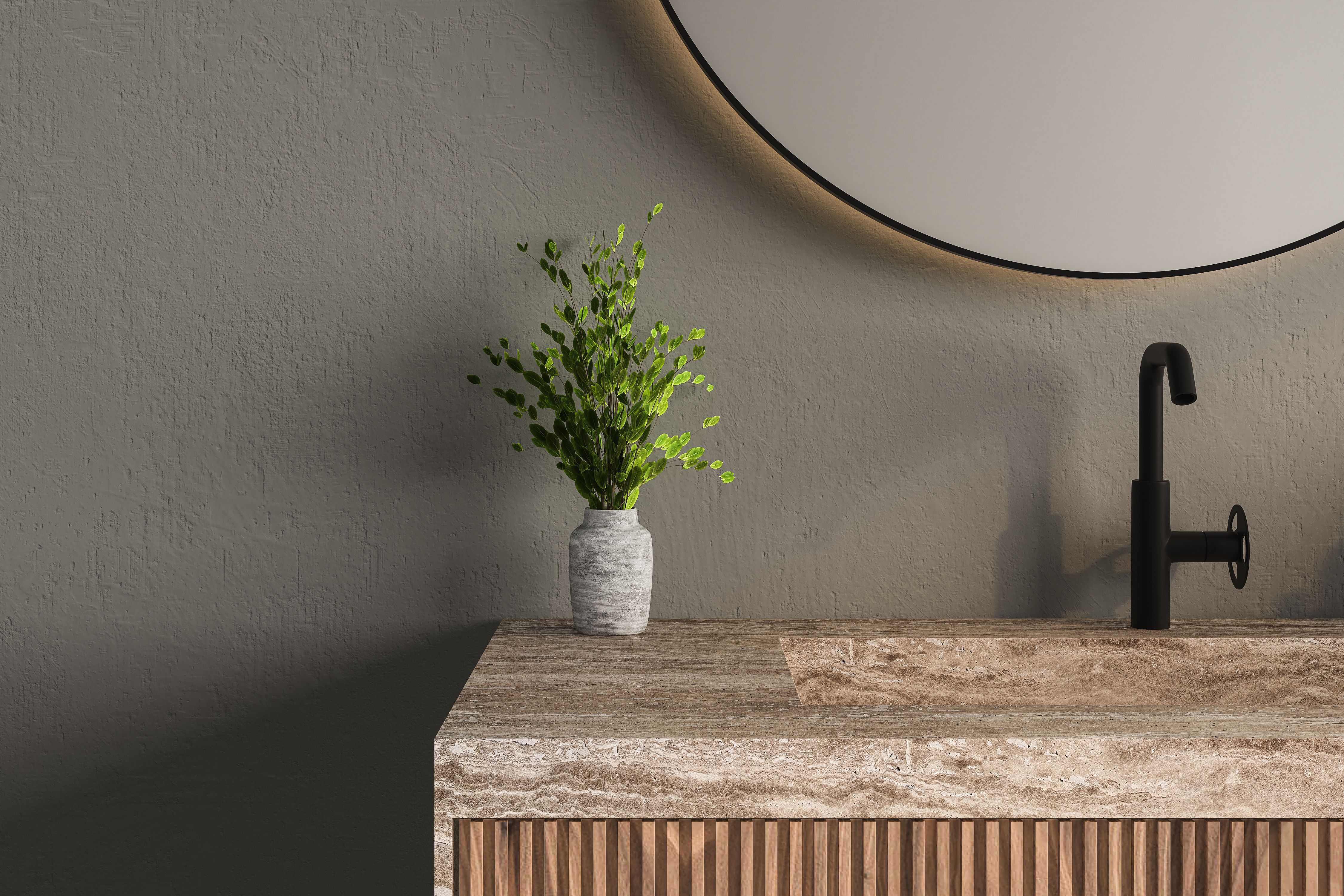 stone bathroom countertop