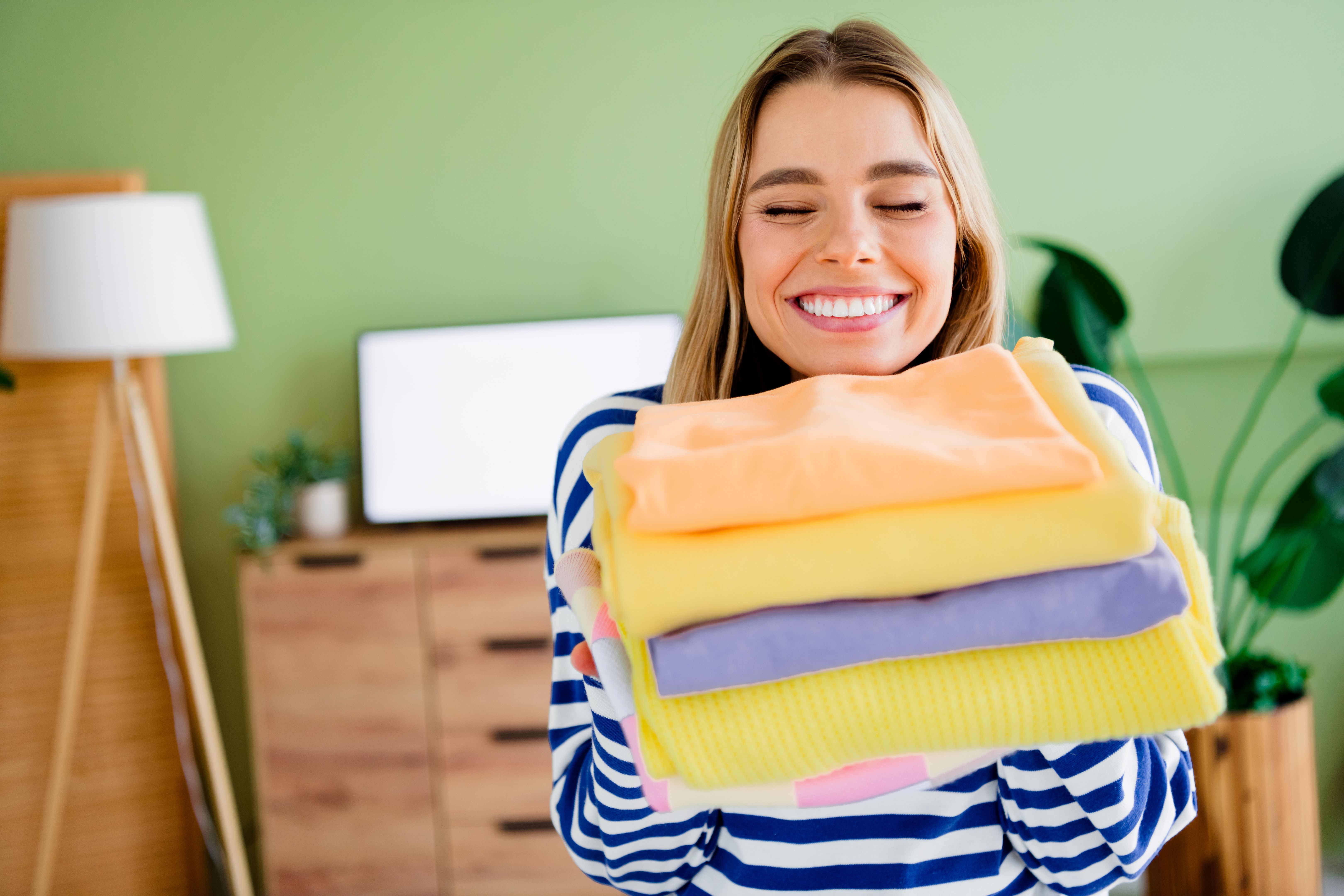 happy customer laundry