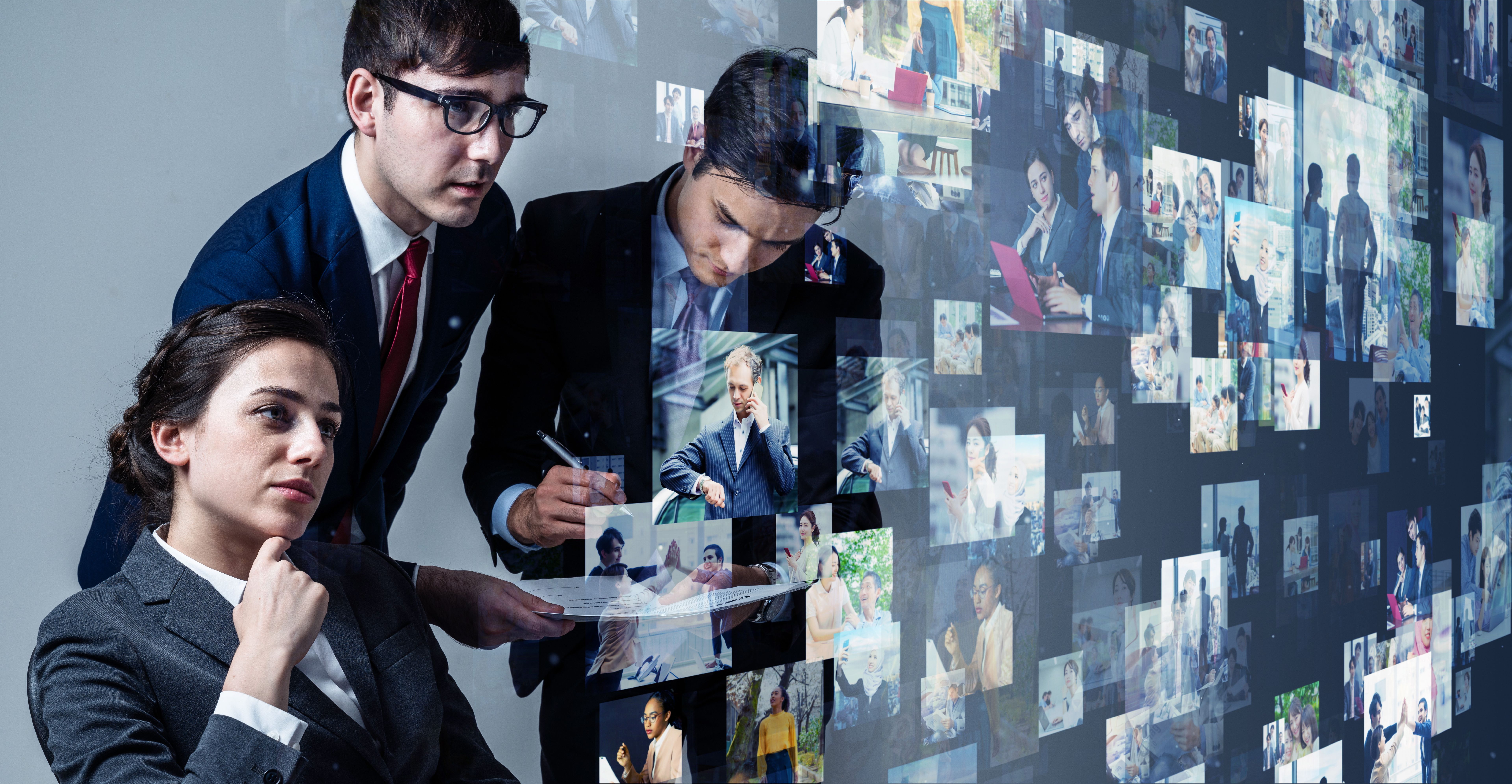 Visual contents concept. Social networking service. Streaming video. communication network. Visual contents concept. Social networking service. Streaming video. communication network.