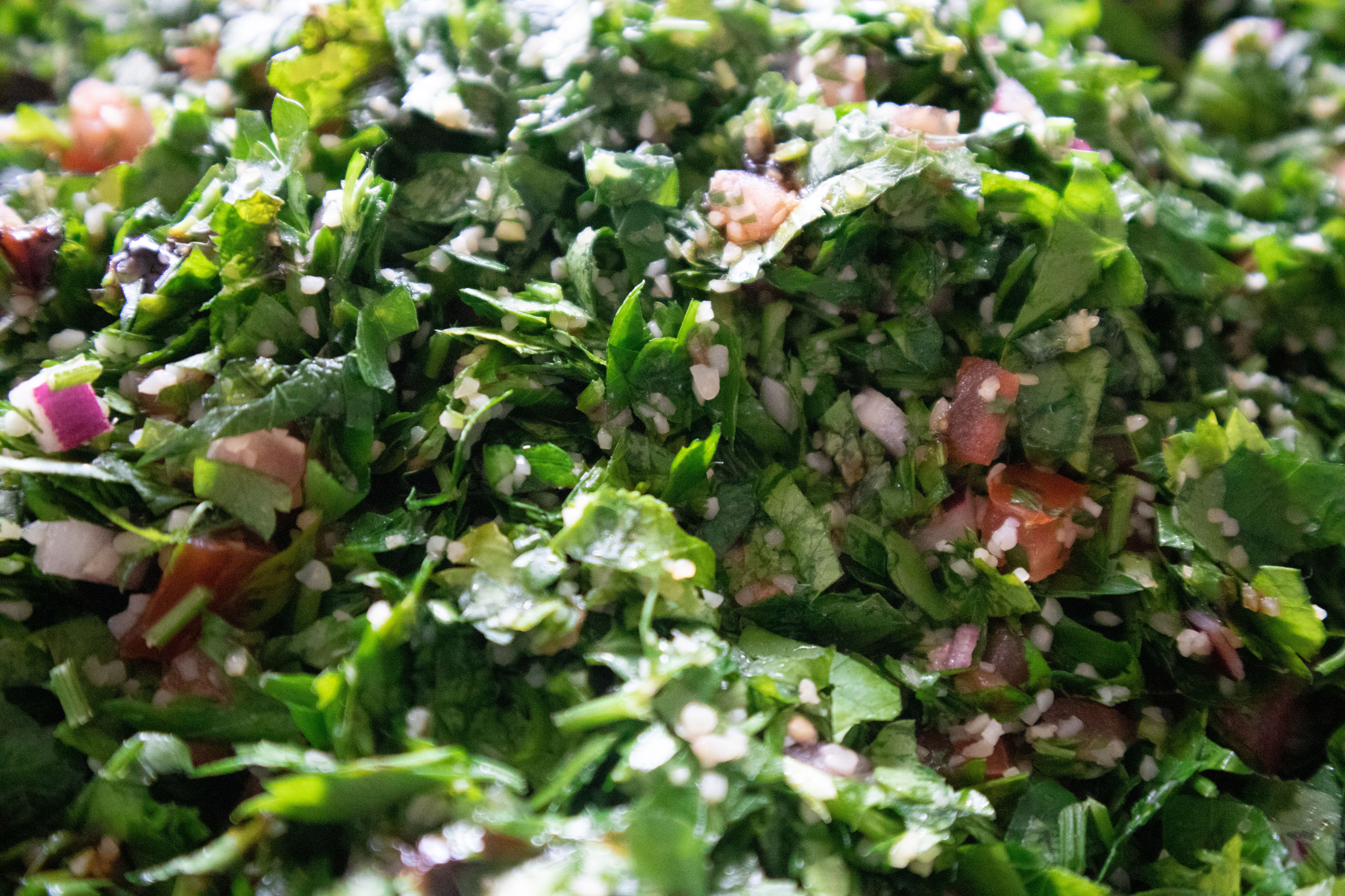 tabbouleh preparation