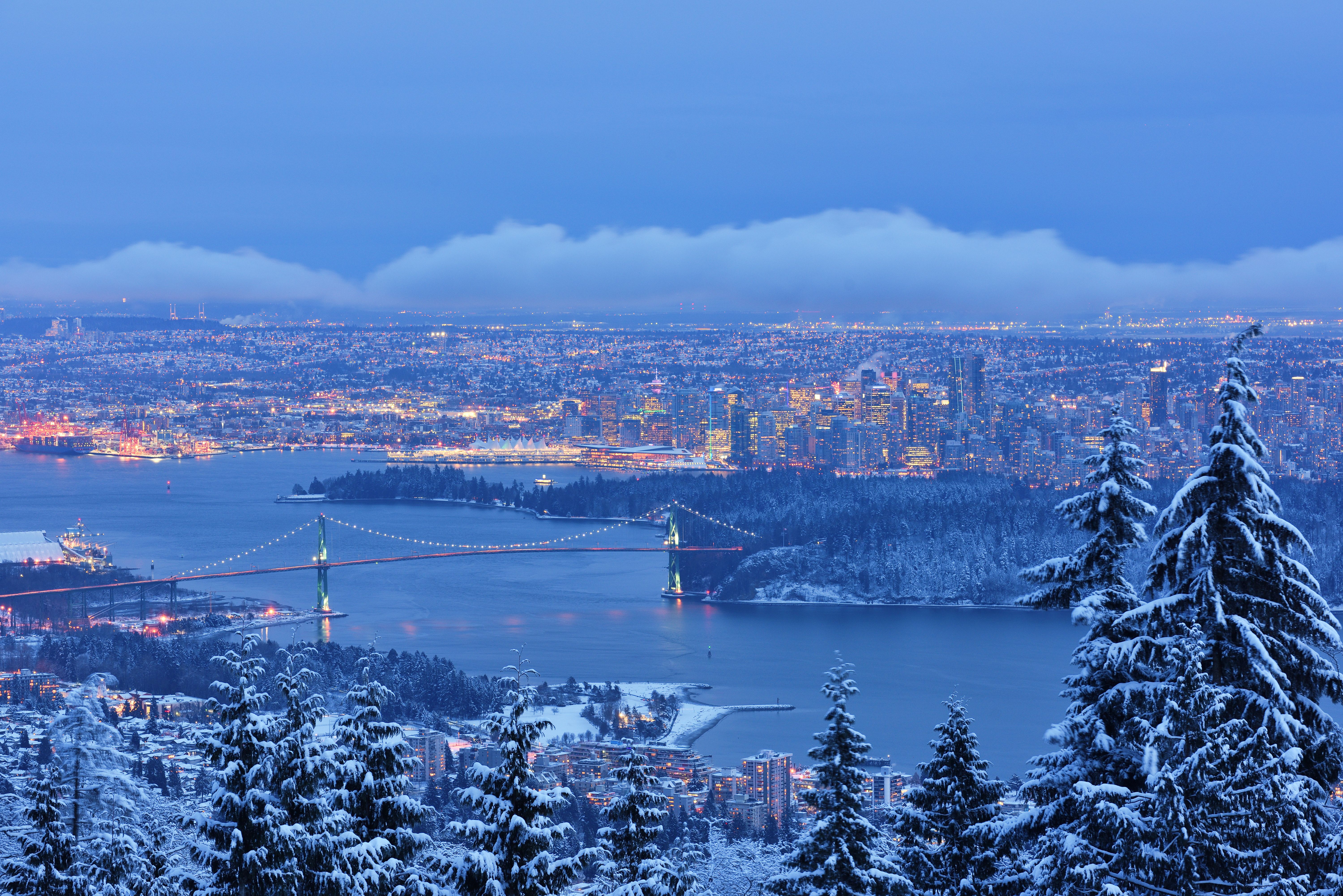 vancouver winter lights