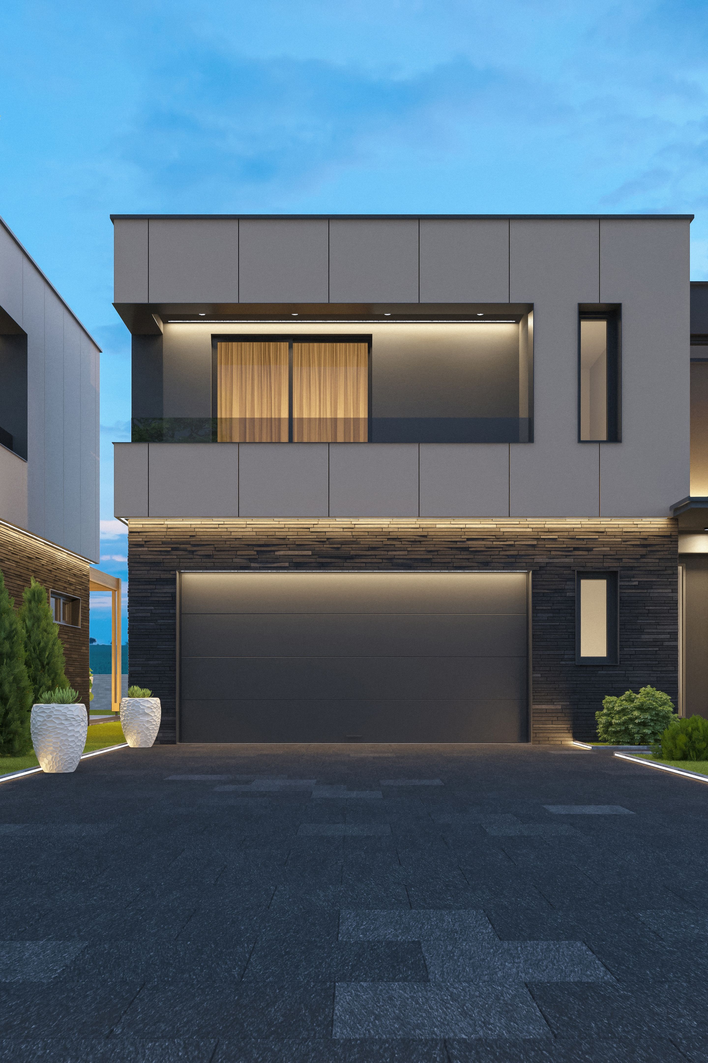 modern garage transformation