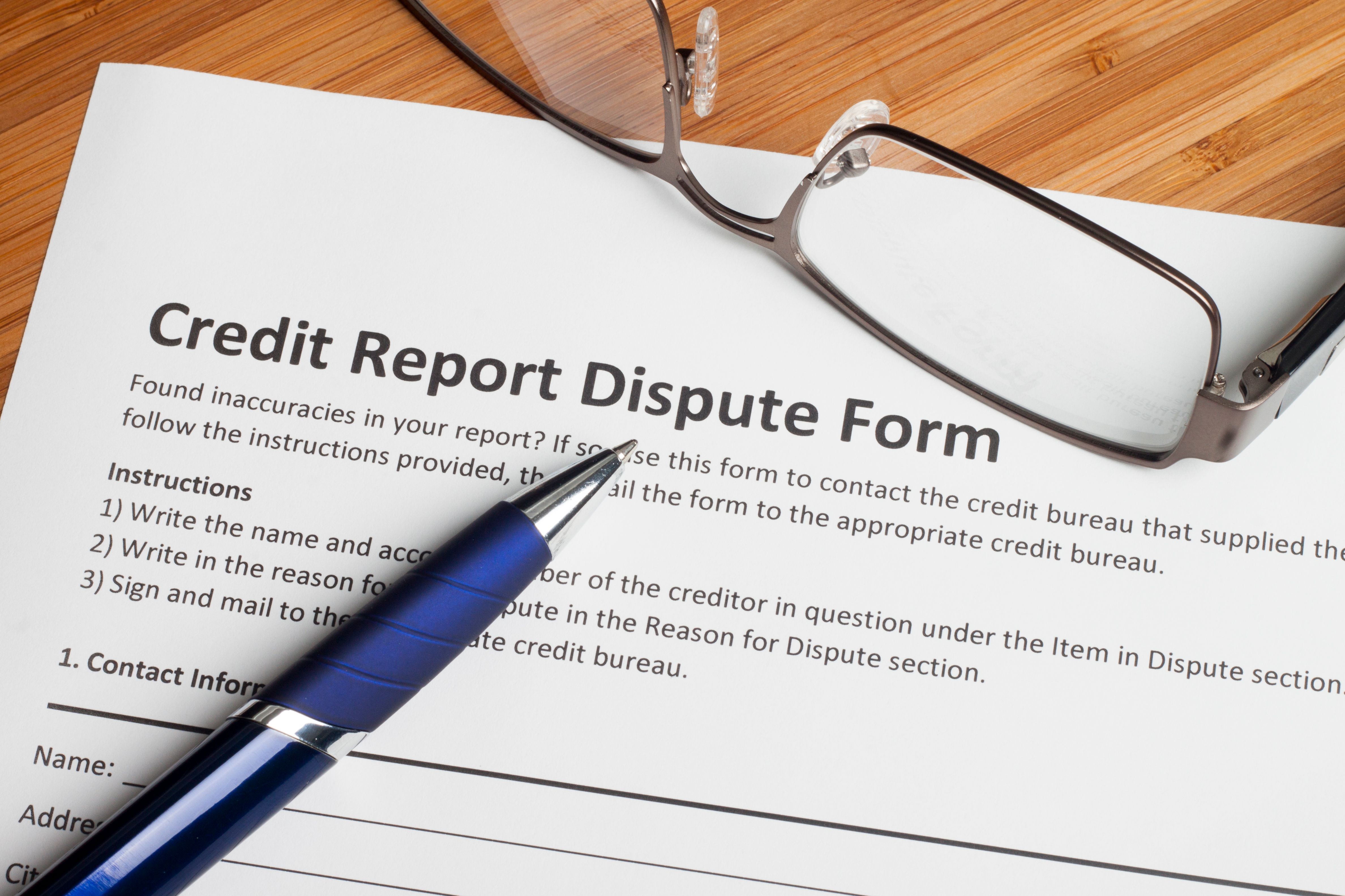 credit dispute process