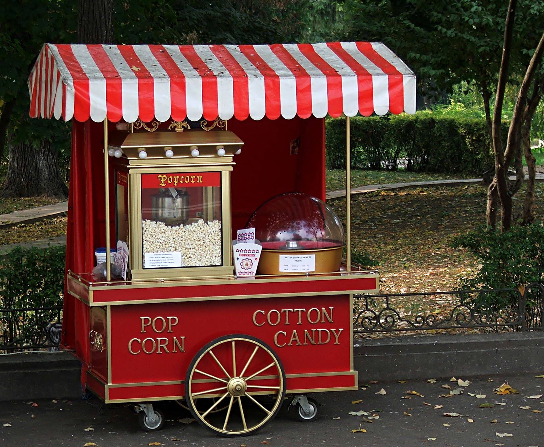 popcorn stand