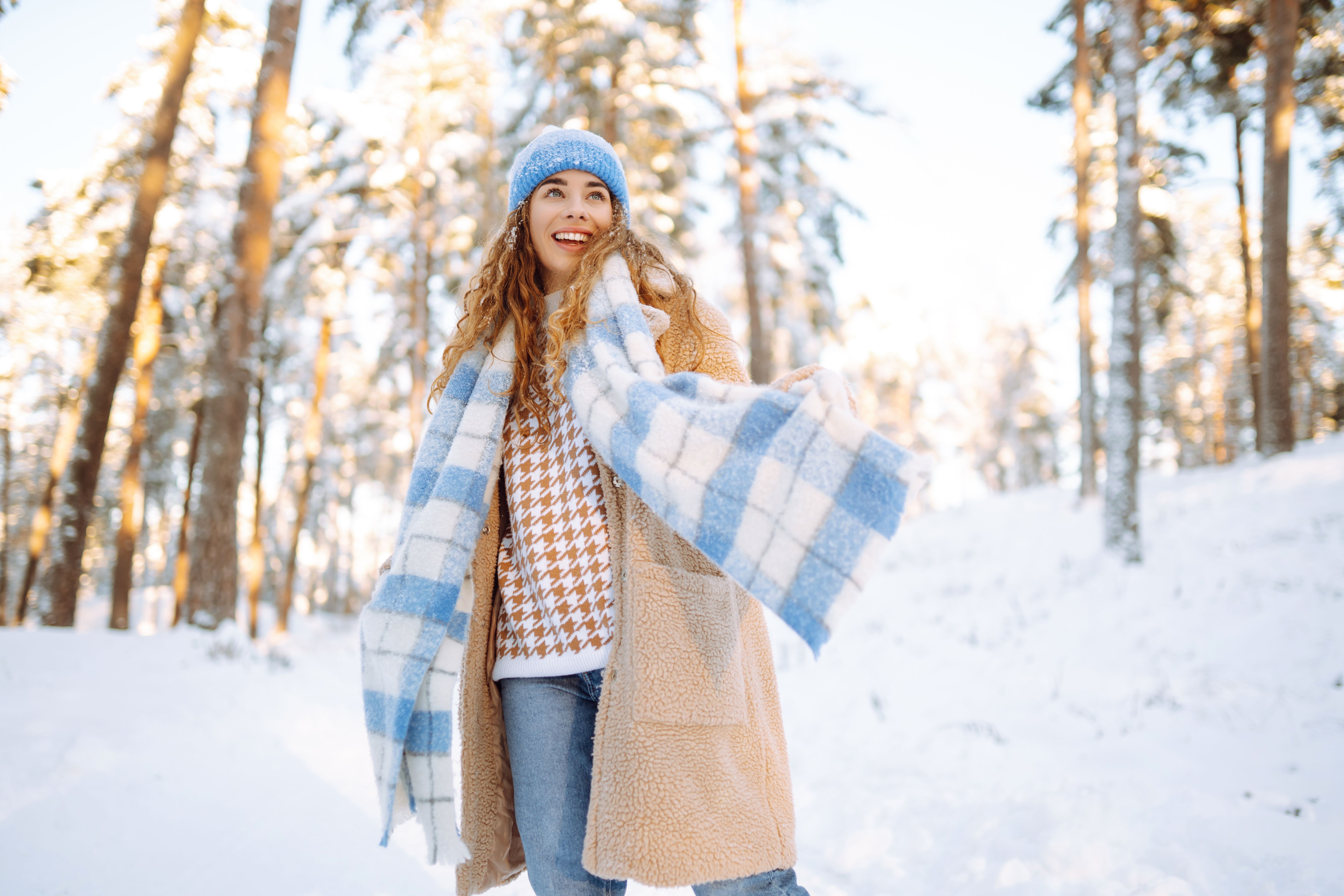 person outdoors winter