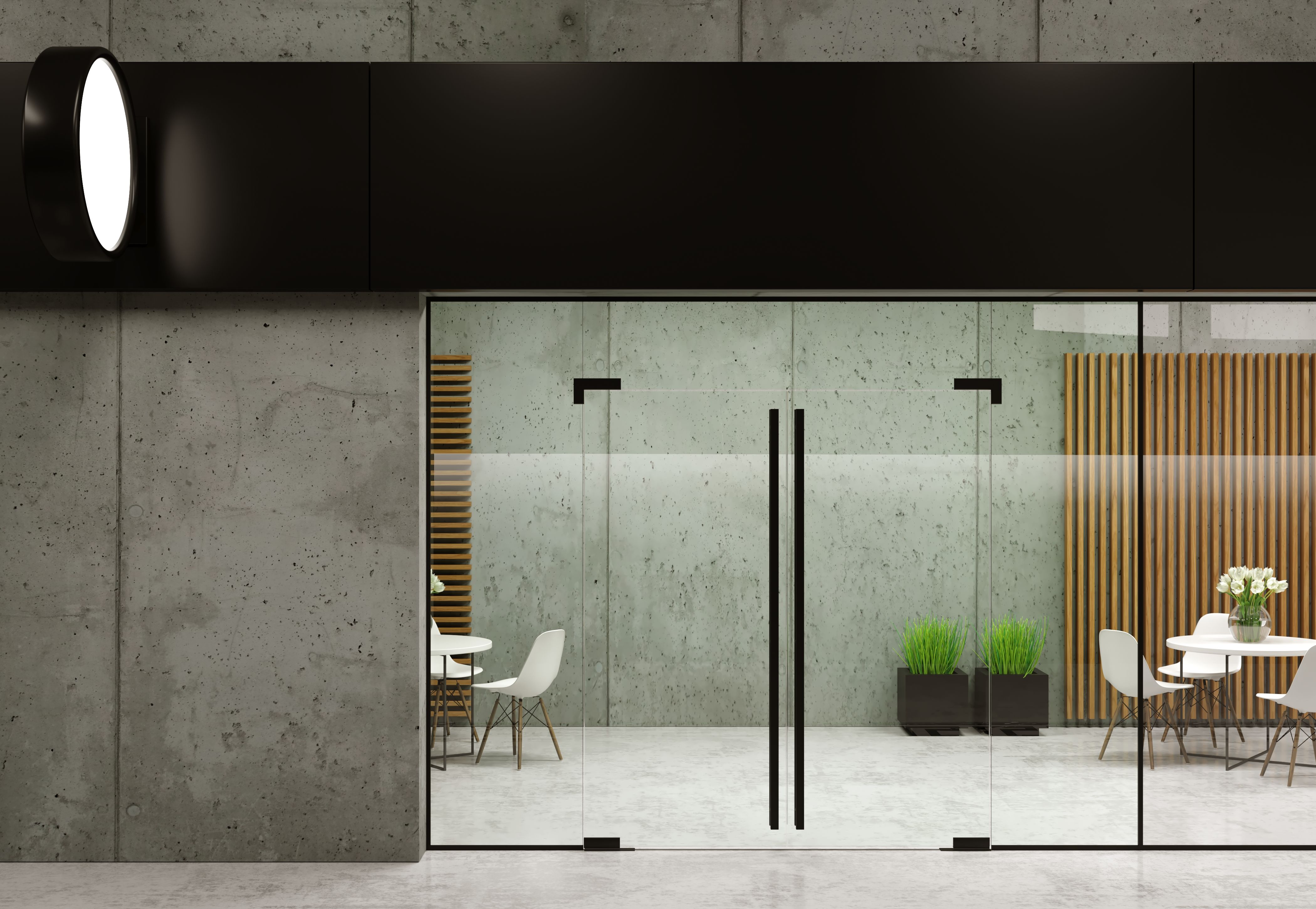 glass partitions