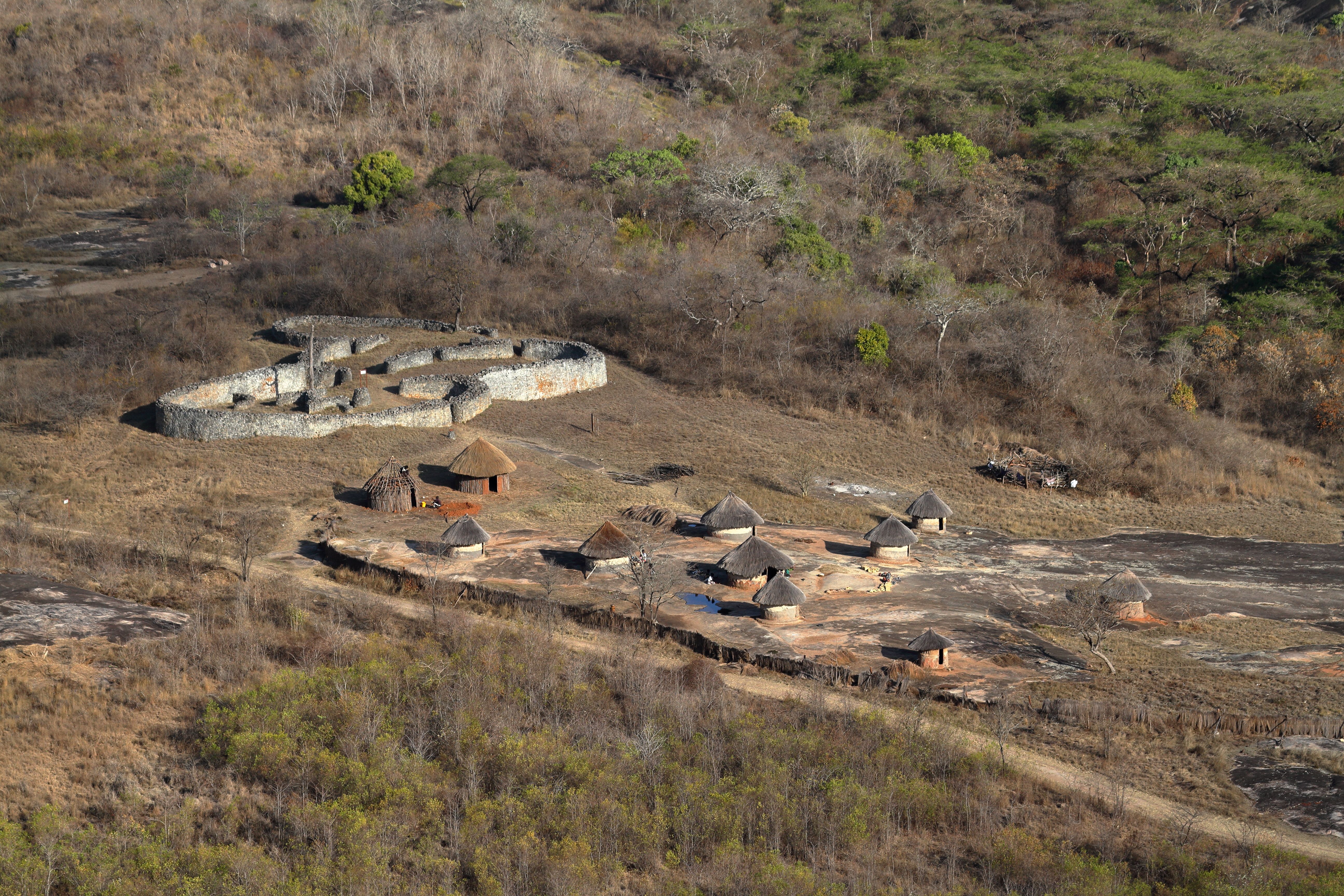 The Ruins of Greater Zimbabwe in Africa