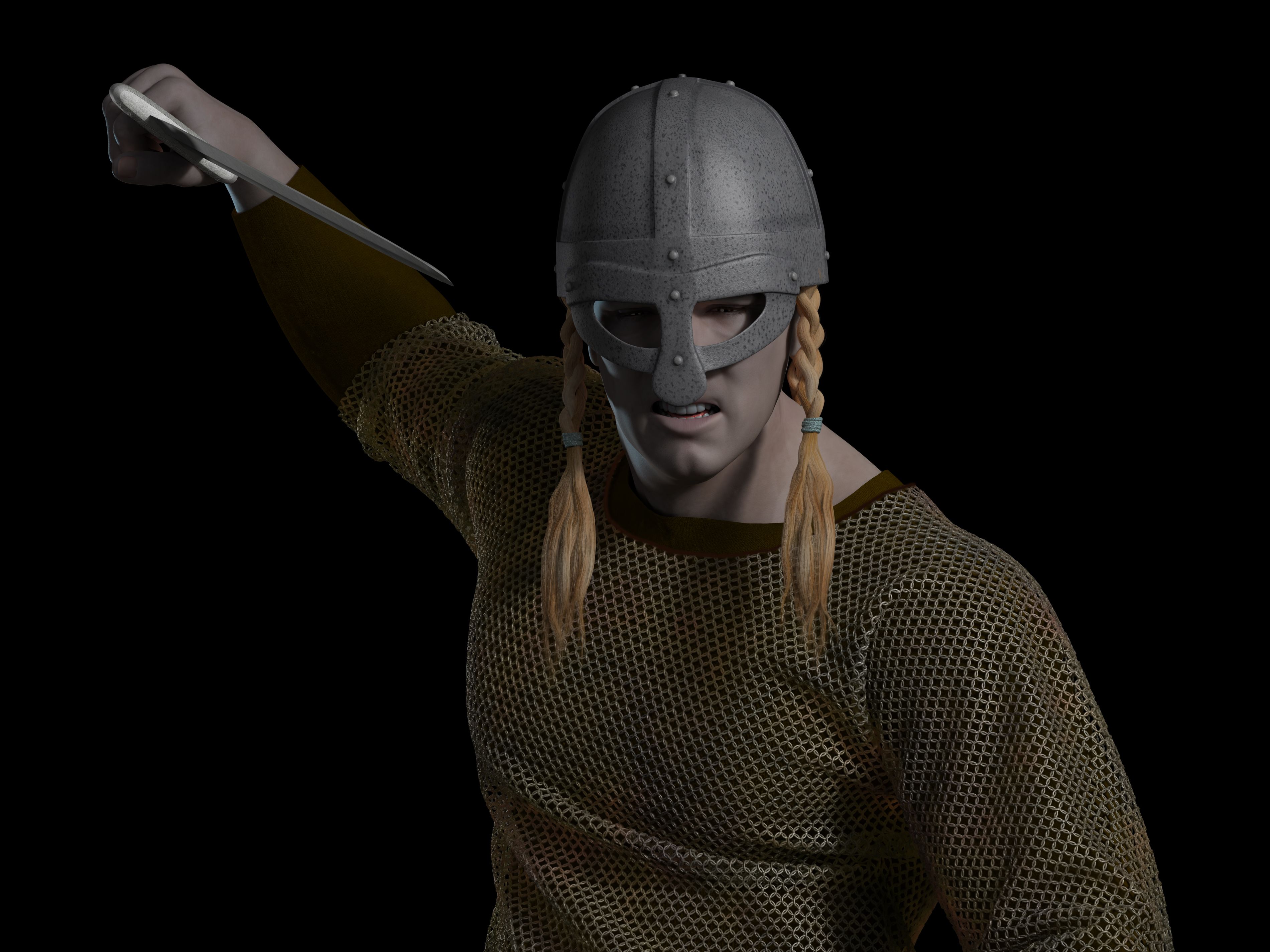 Viking Warrior Close Up