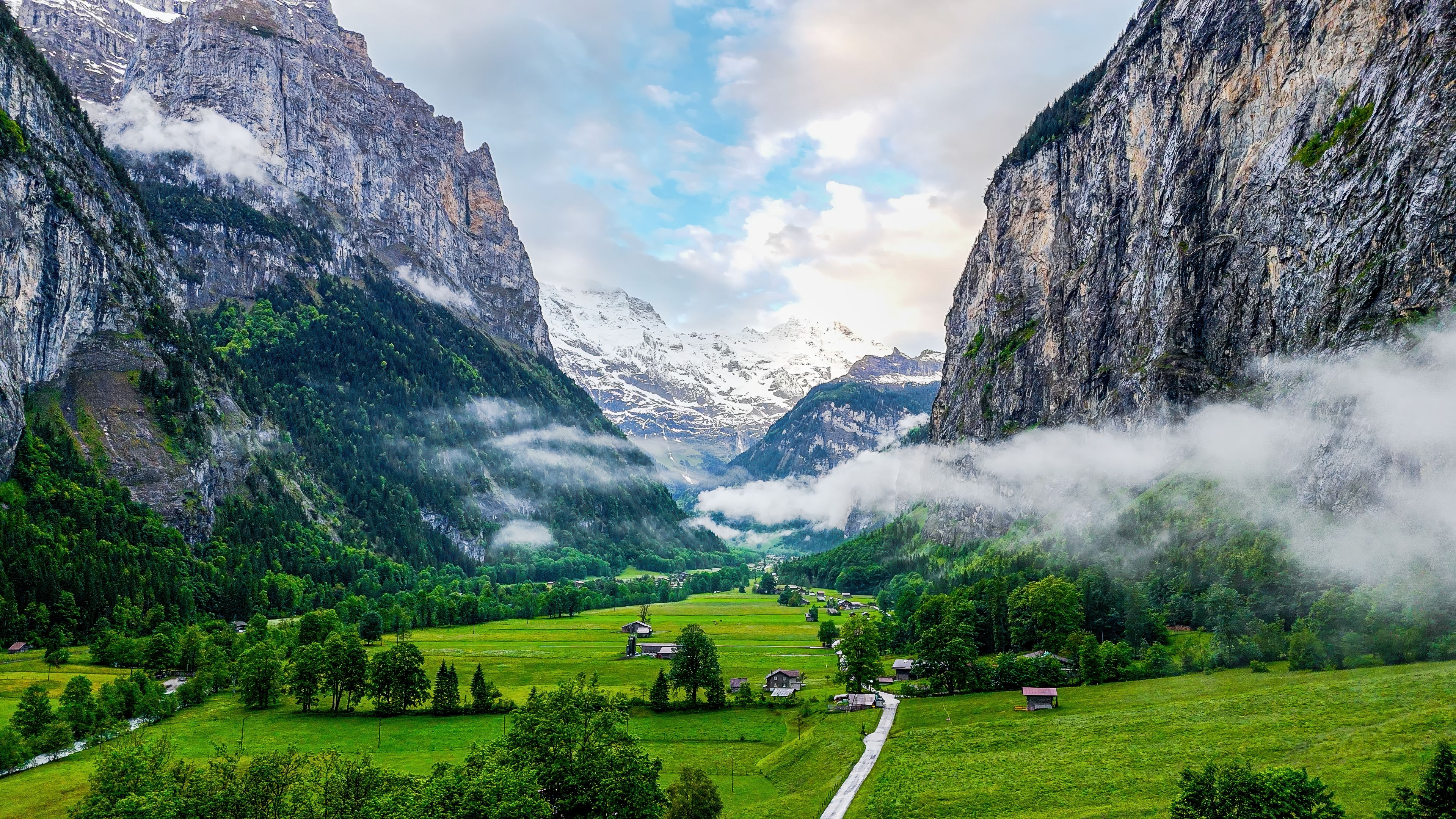swiss mountains summer