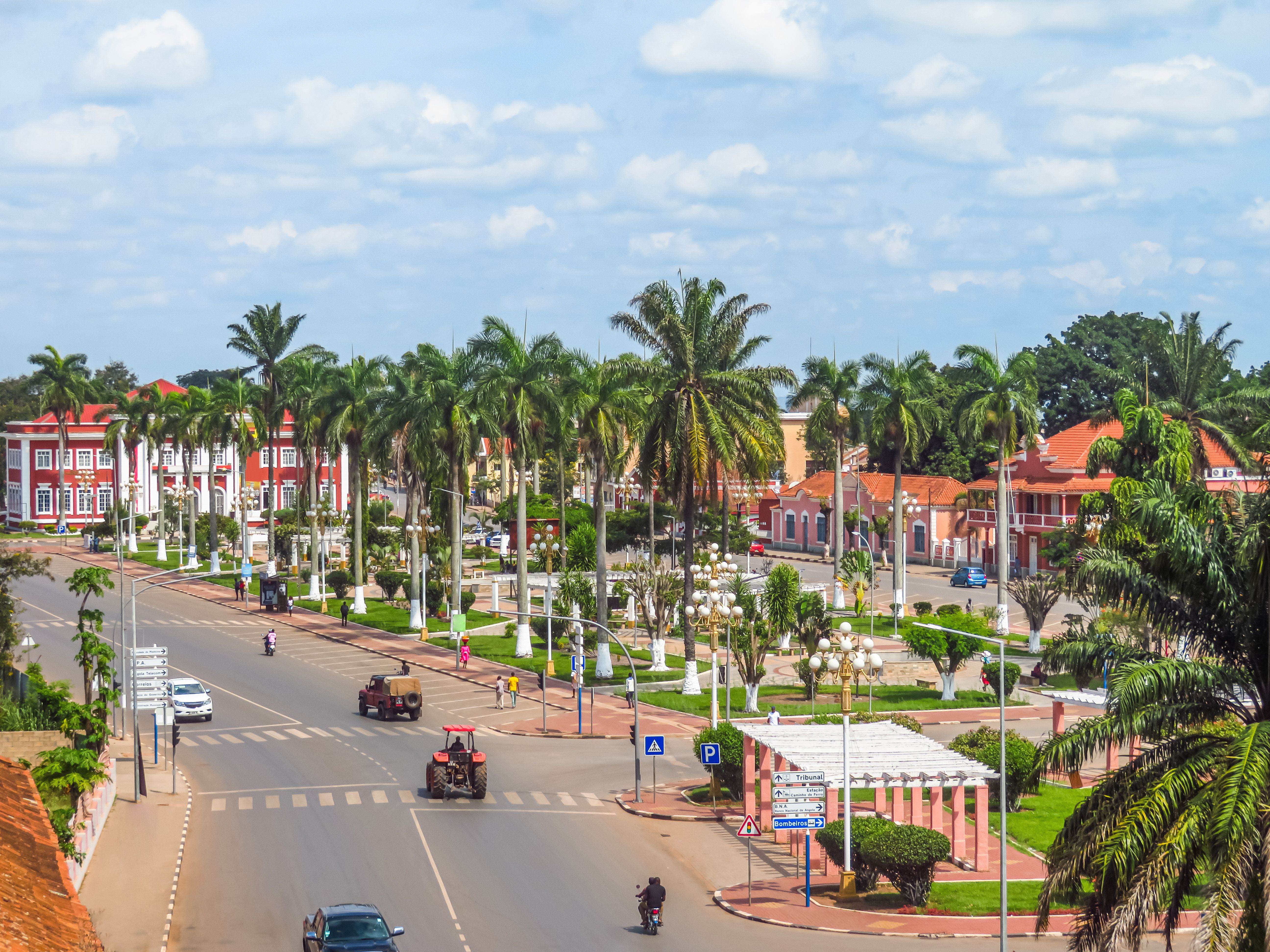 The City Of Malanje In Malanje Province In Angola The City Of Malanje In Malanje Province In Angola