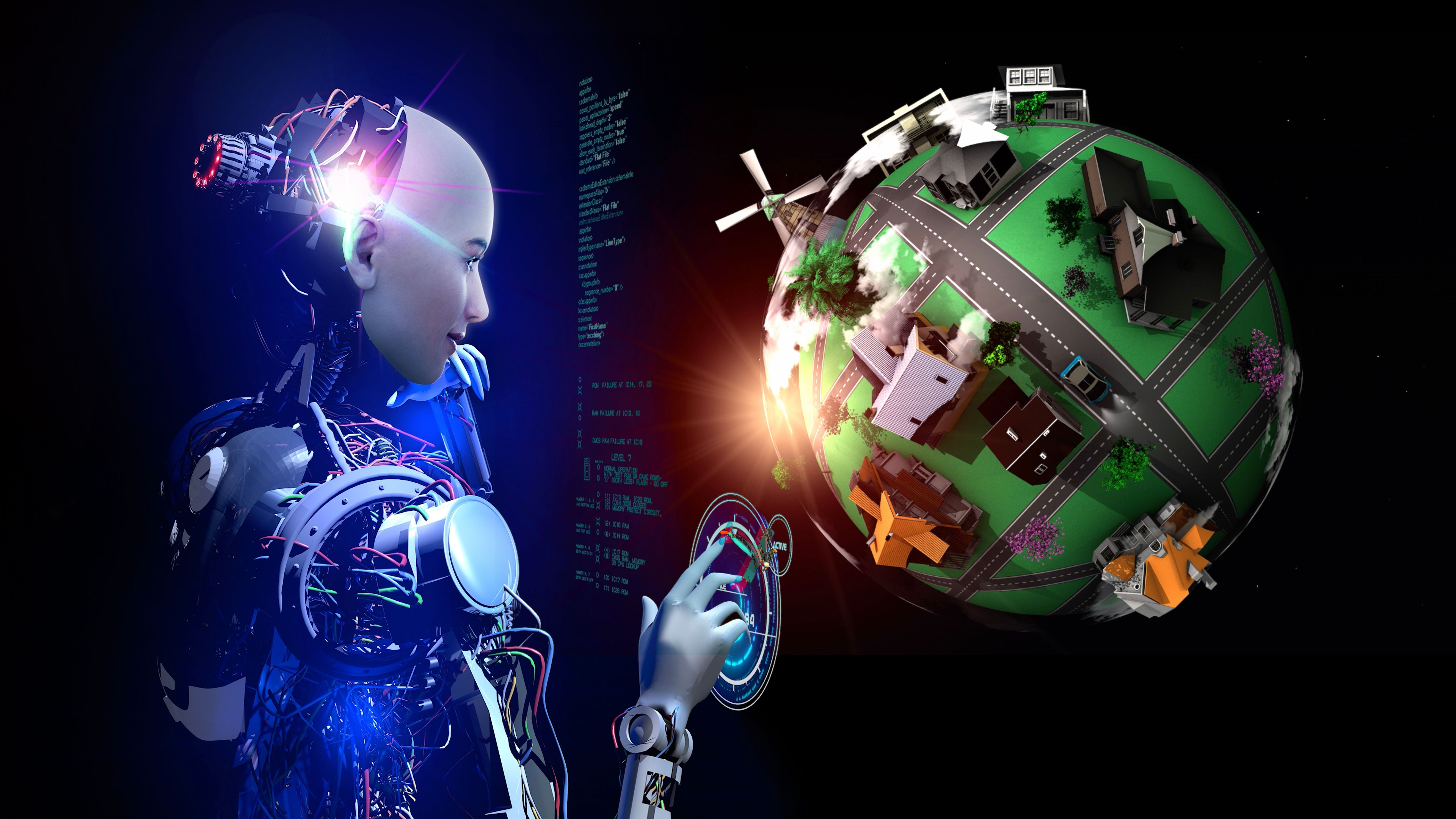 Artificial Intelligence Robot Creates Meta World