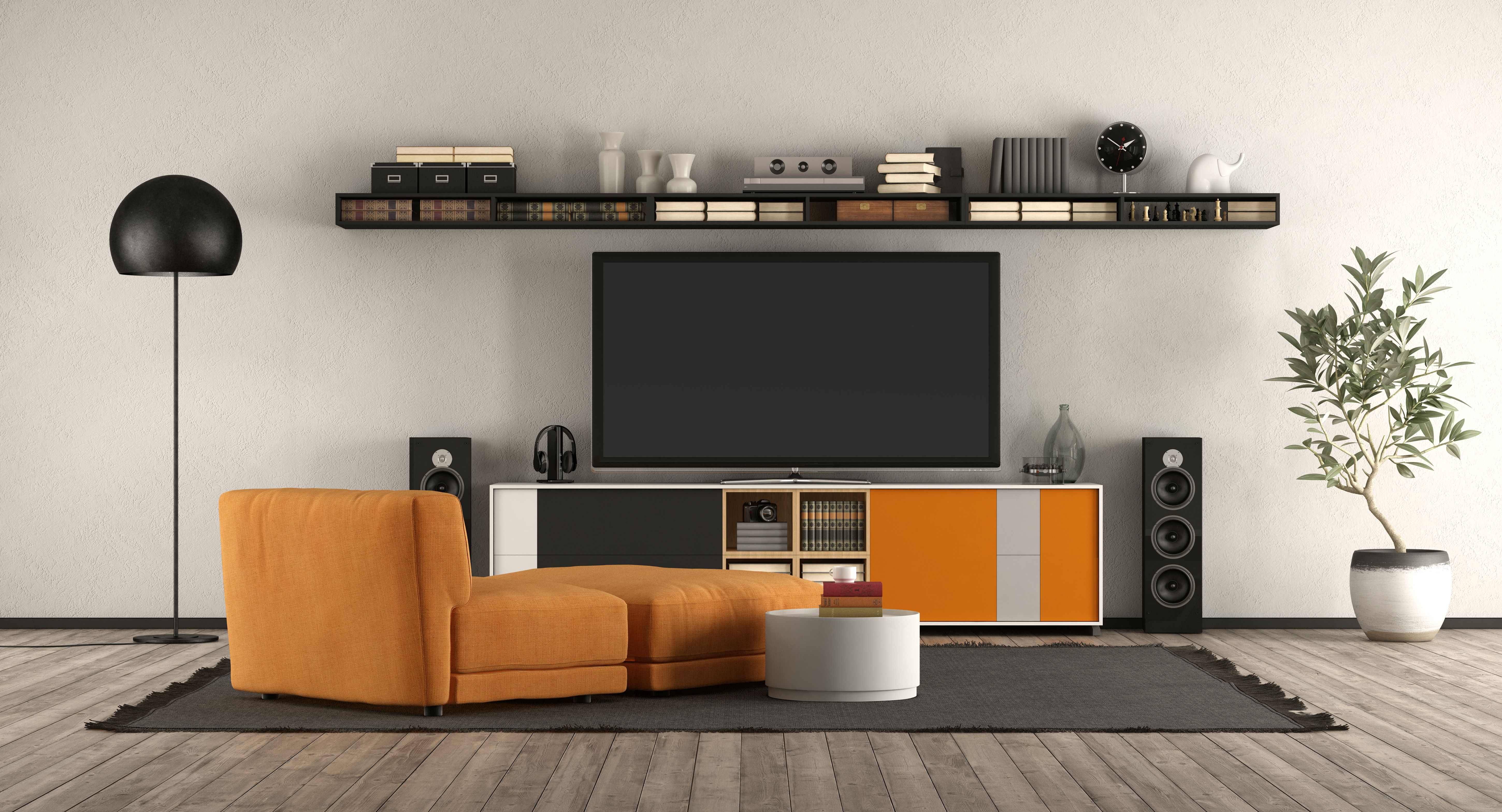modern entertainment center