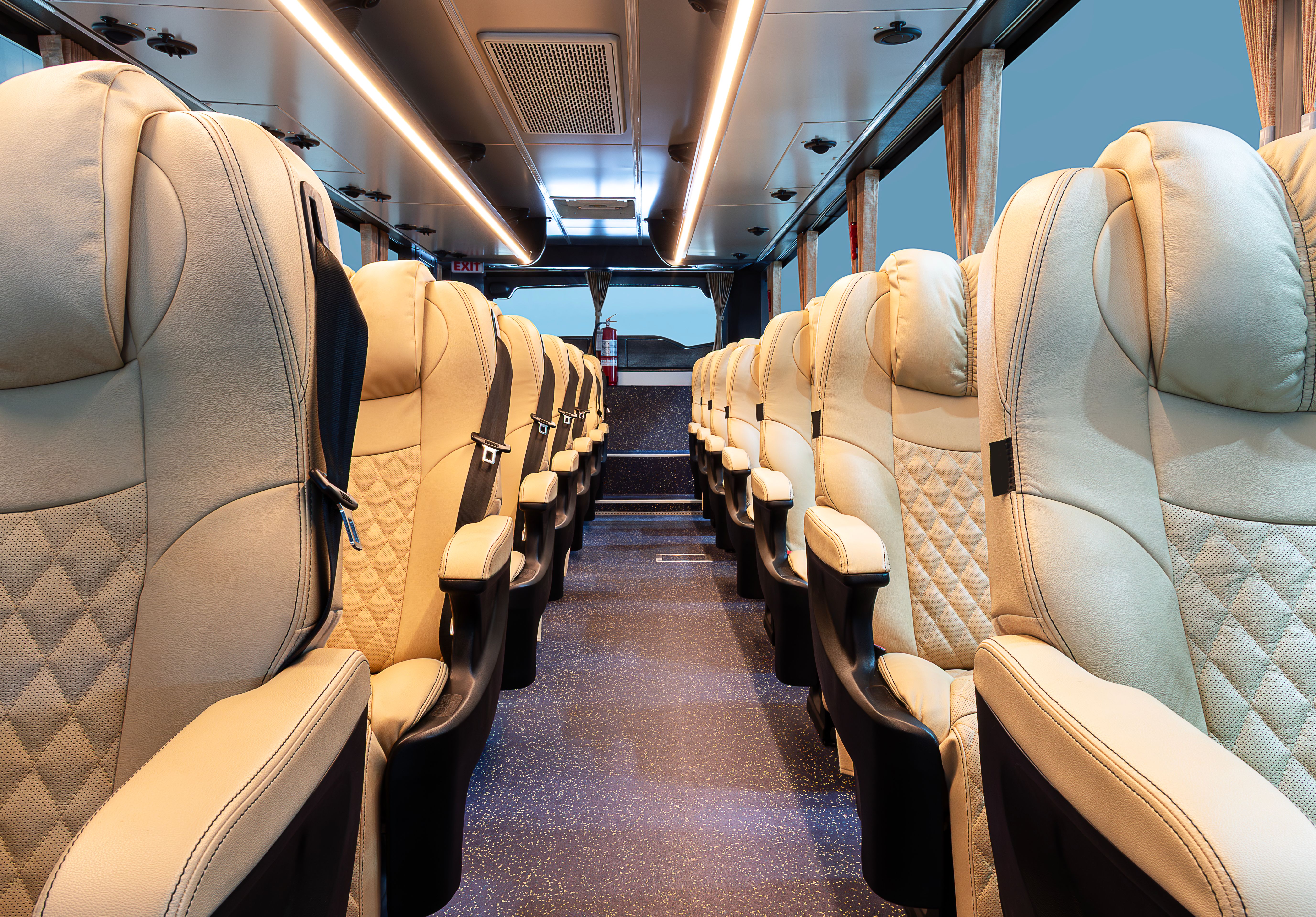 luxury bus interior