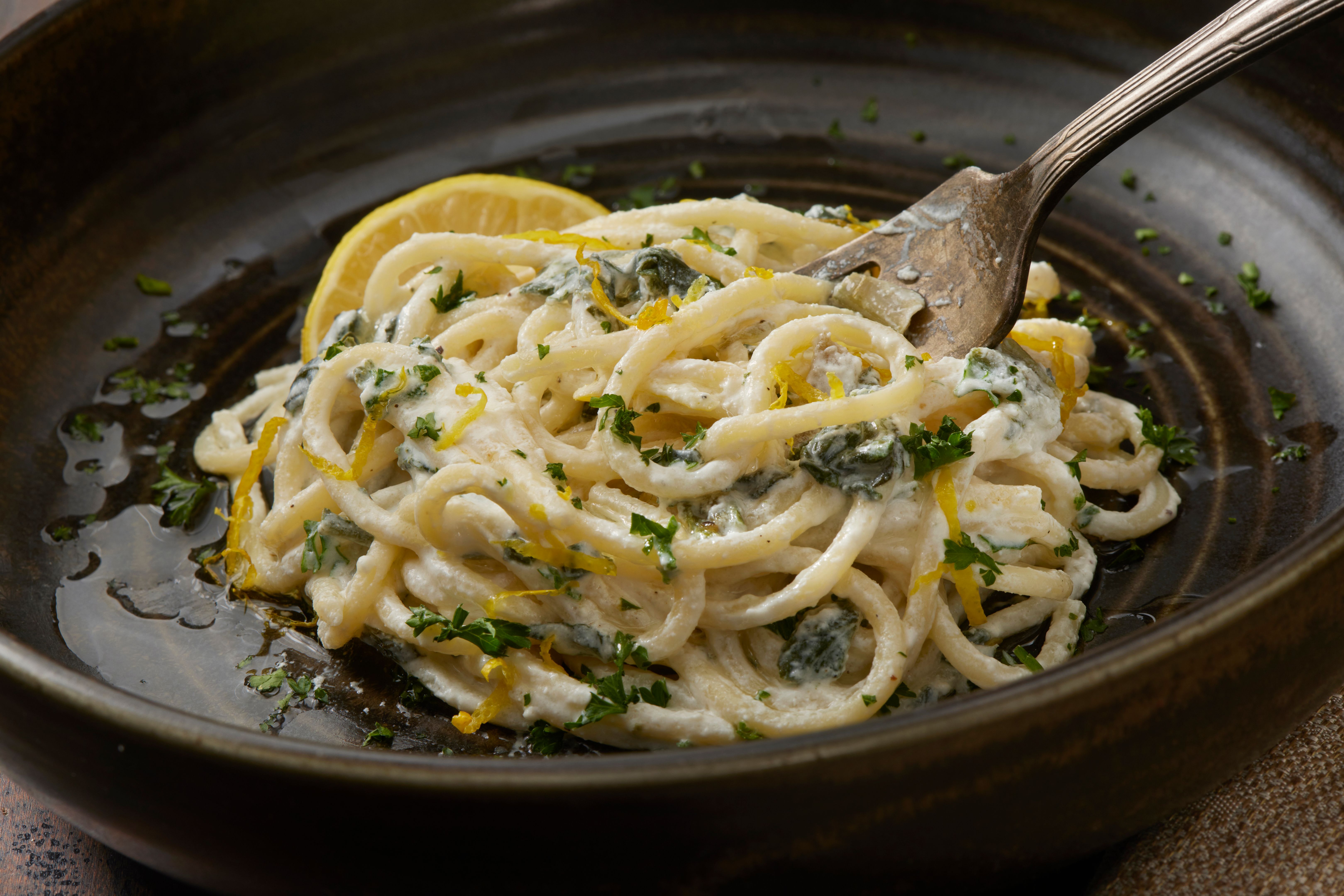 asparagus lemon pasta