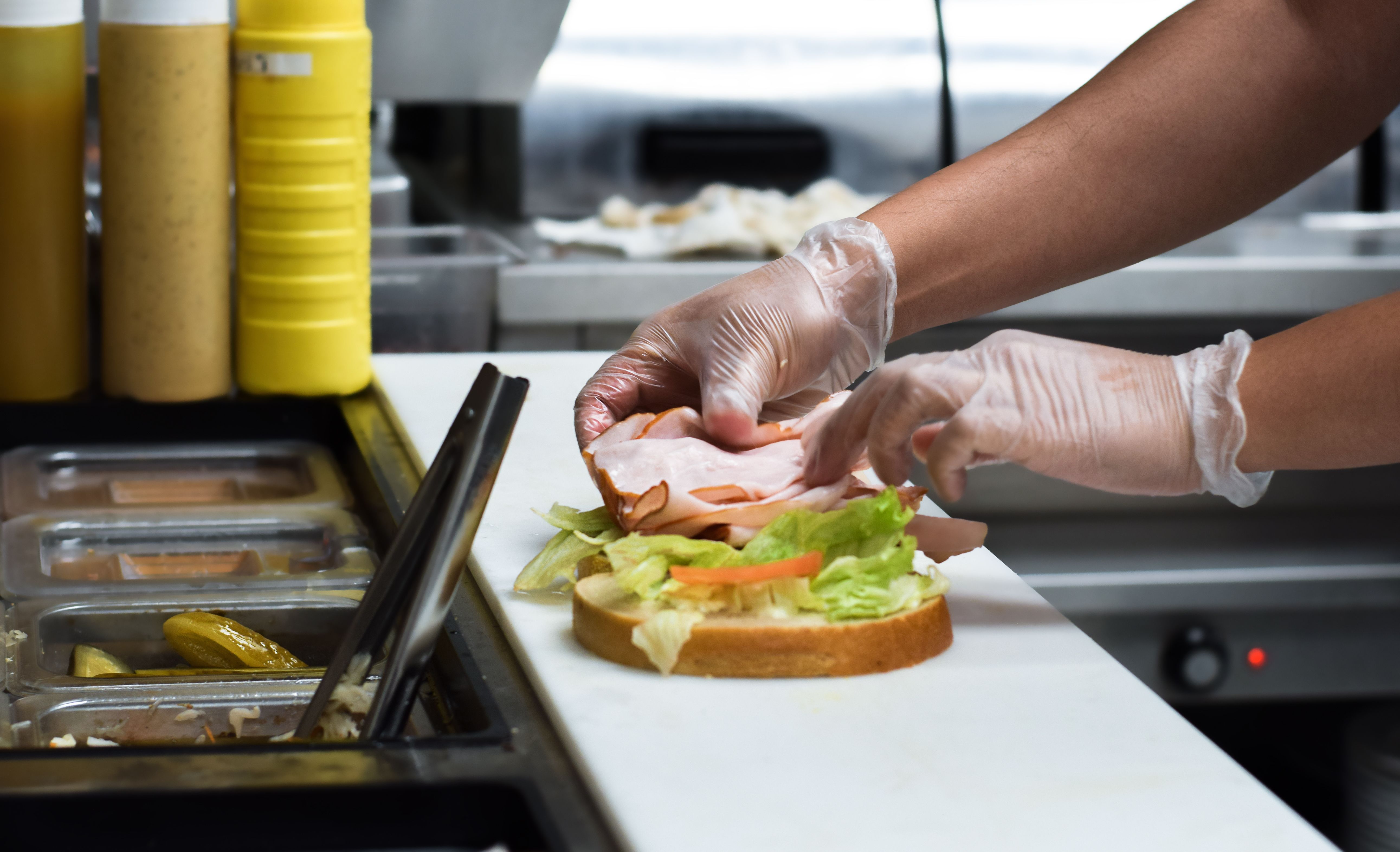 sandwich making
