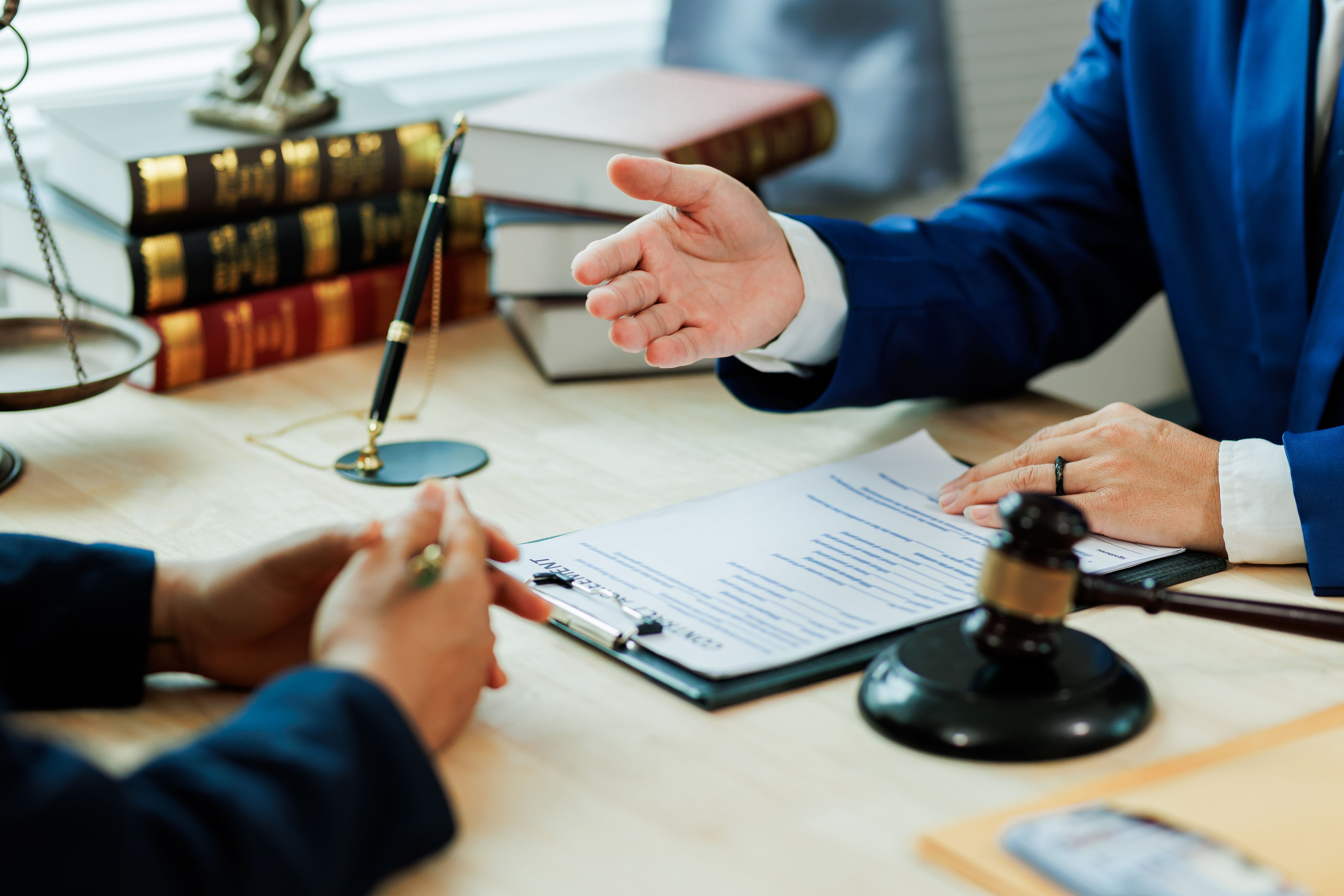 courtroom consultation